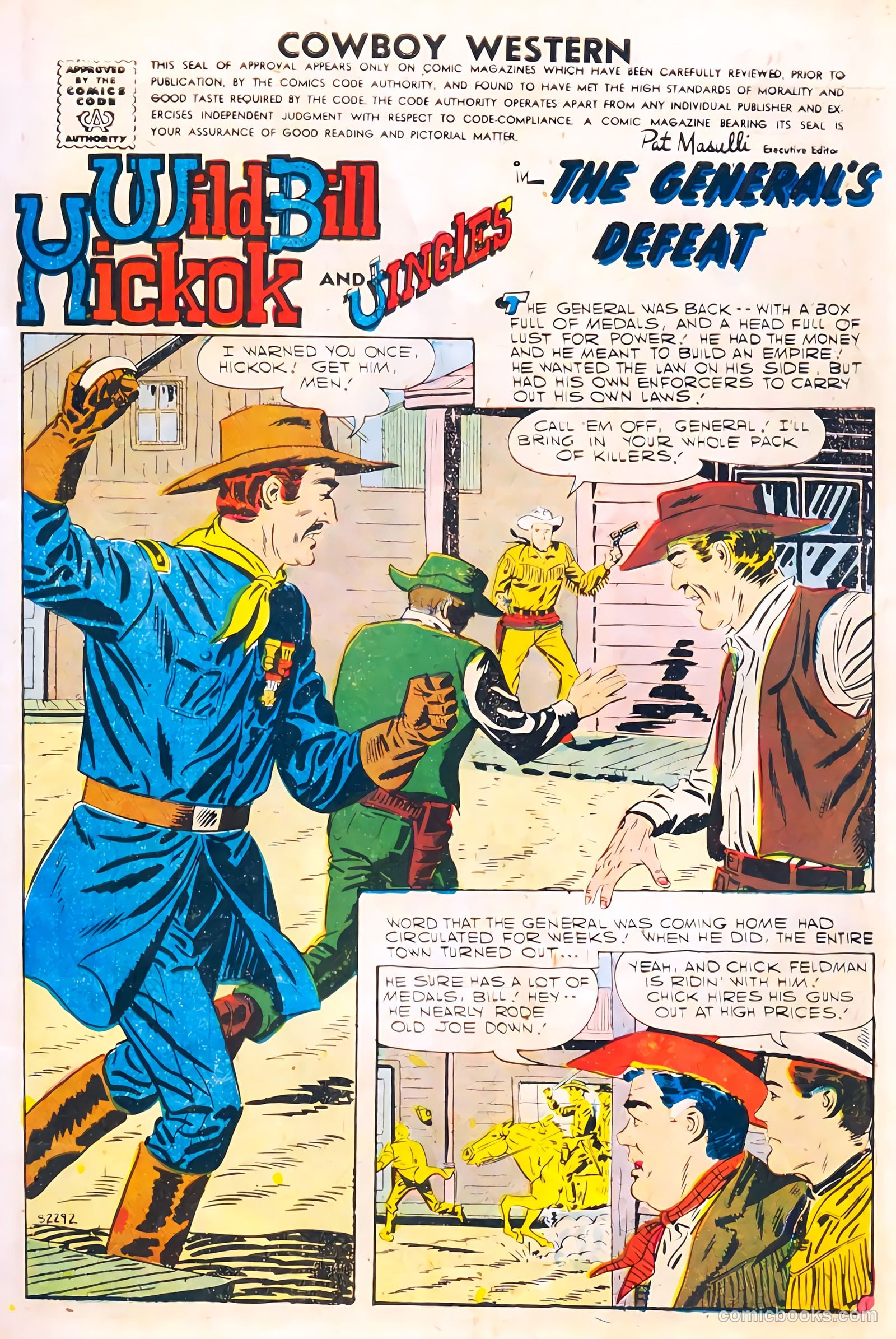 Cowboy Western #66 (1958) — page 3 of 36