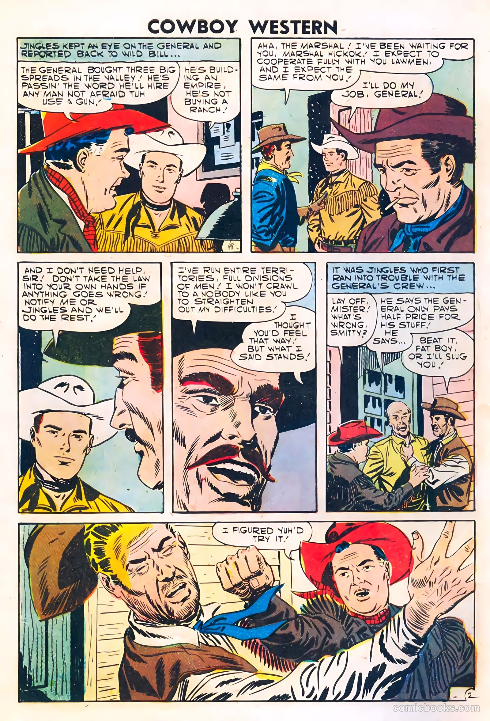 Cowboy Western #66 (1958) — page 4 of 36