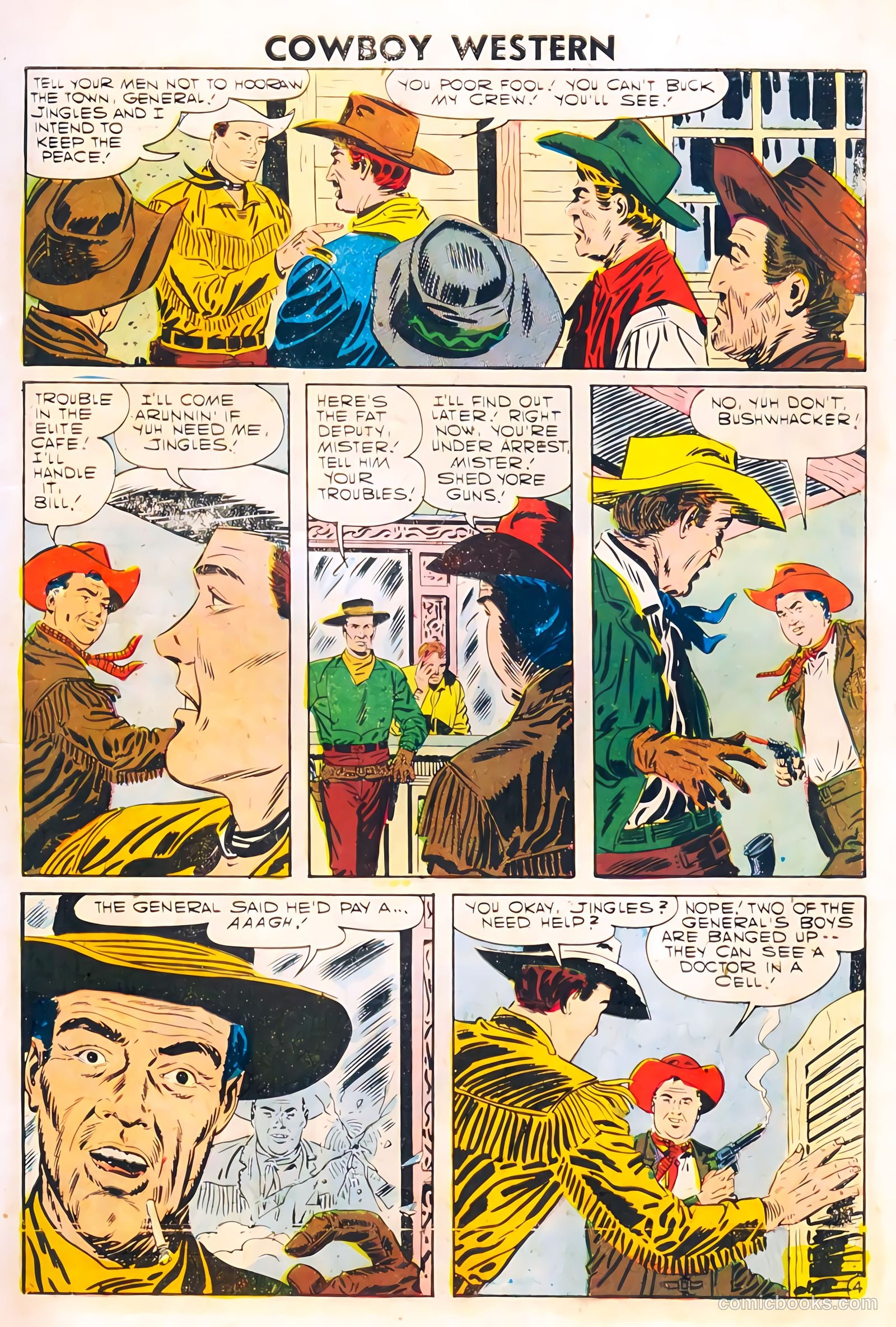 Cowboy Western #66 (1958) — page 7 of 36