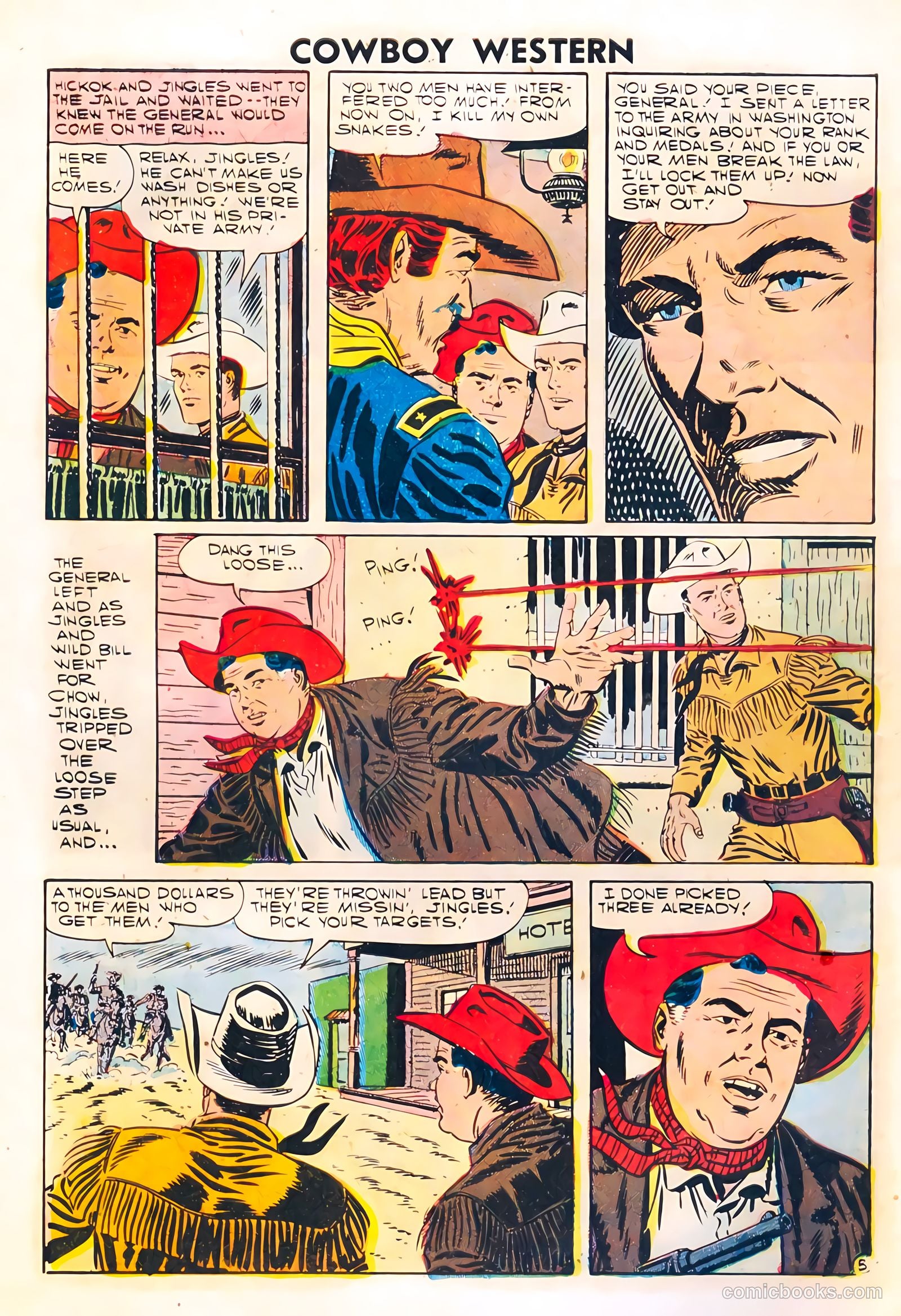 Cowboy Western #66 (1958) — page 8 of 36