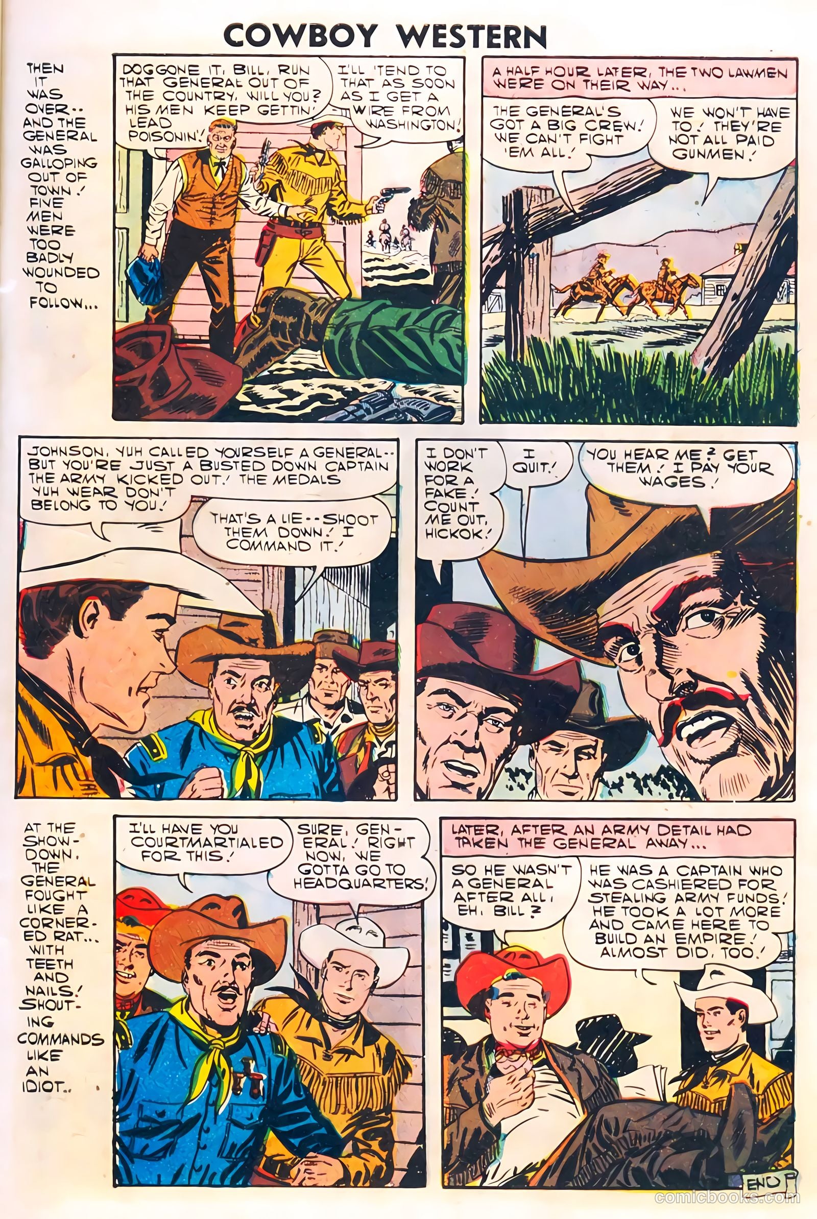 Cowboy Western #66 (1958) — page 9 of 36