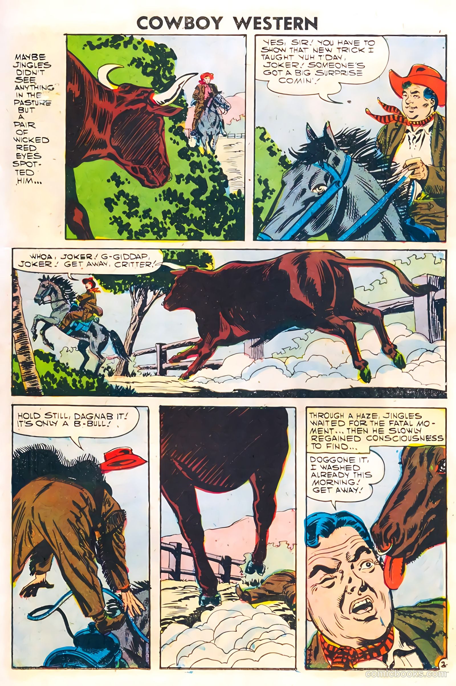 Cowboy Western #66 (1958) — page 11 of 36