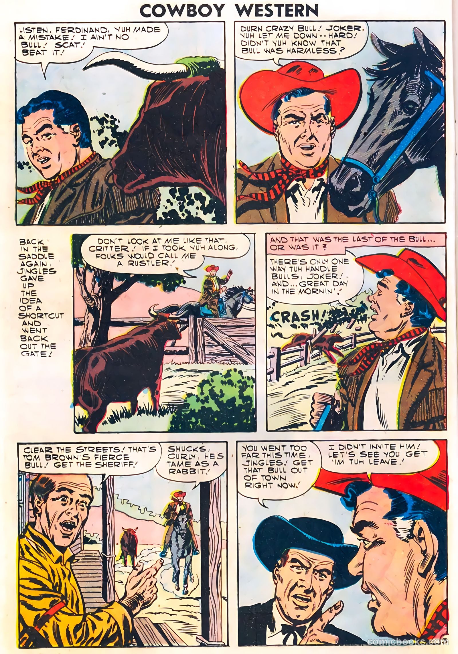 Cowboy Western #66 (1958) — page 12 of 36