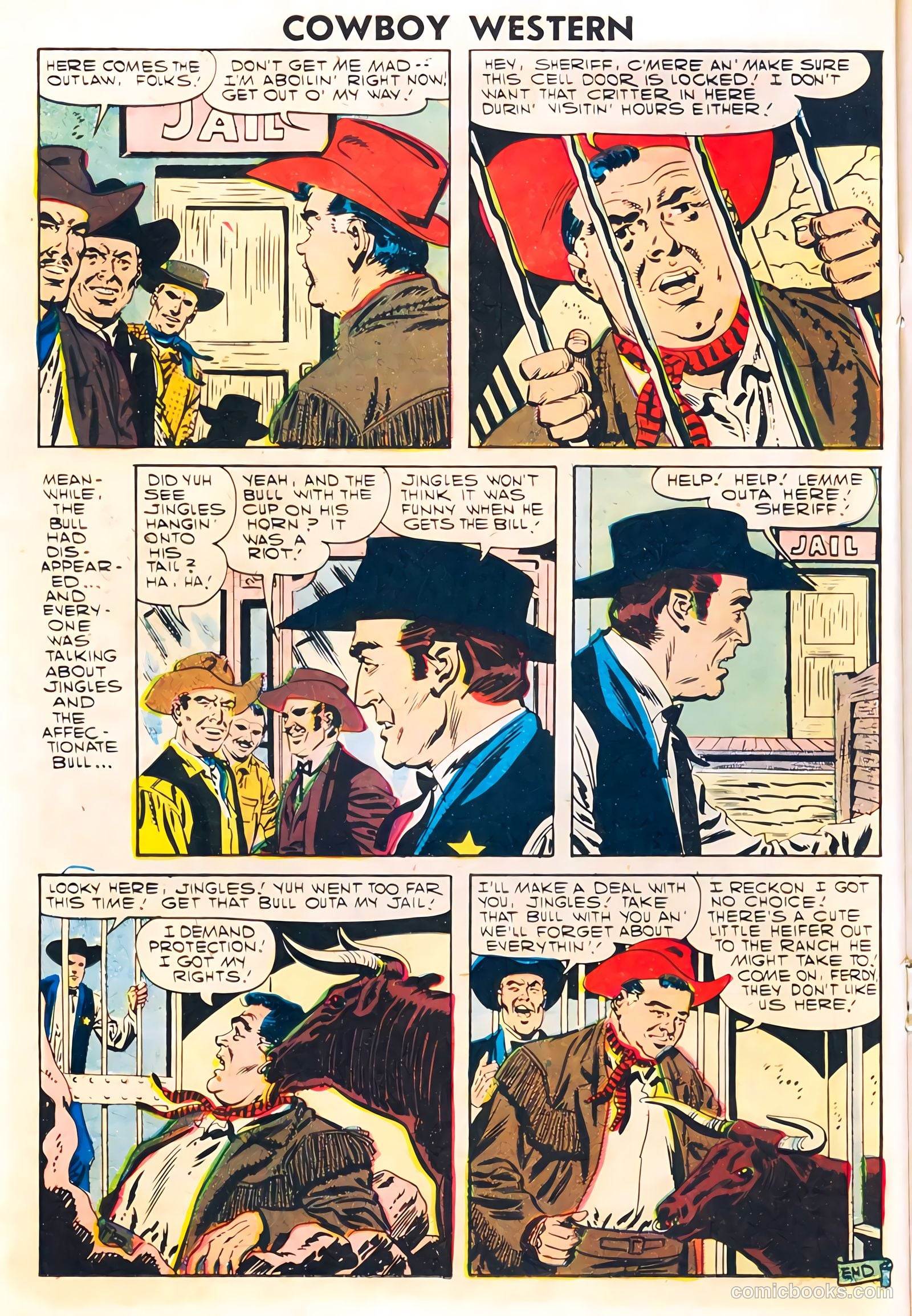 Cowboy Western #66 (1958) — page 16 of 36