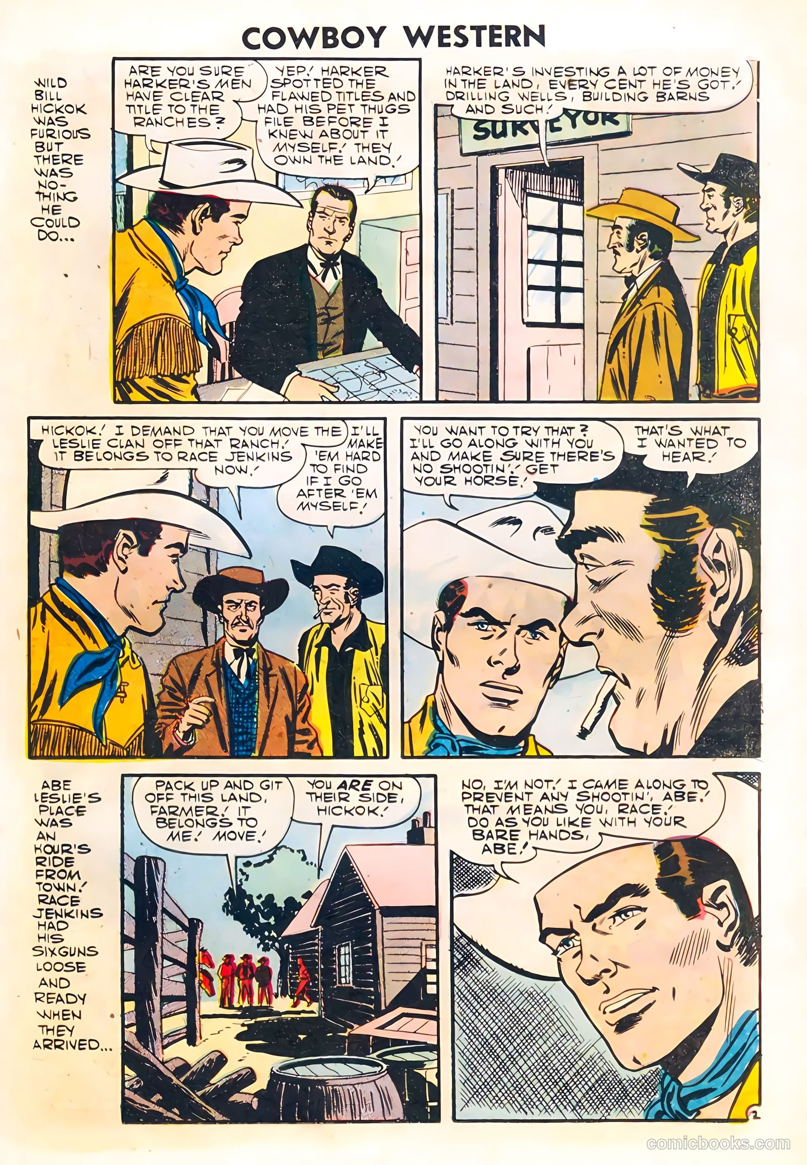 Cowboy Western #66 (1958) — page 21 of 36