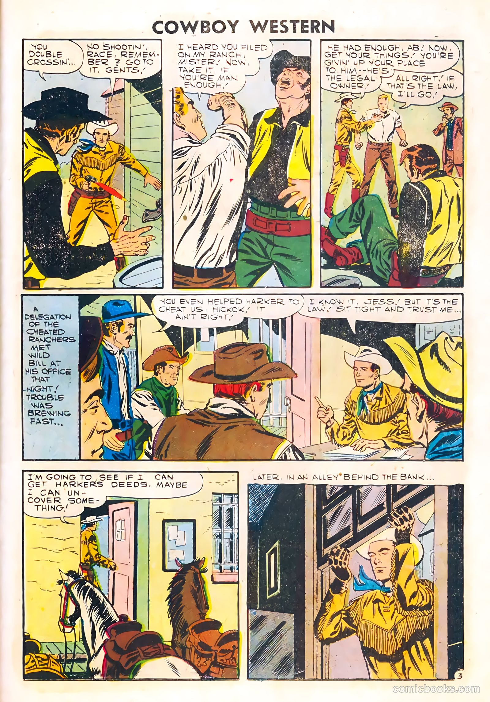 Cowboy Western #66 (1958) — page 23 of 36