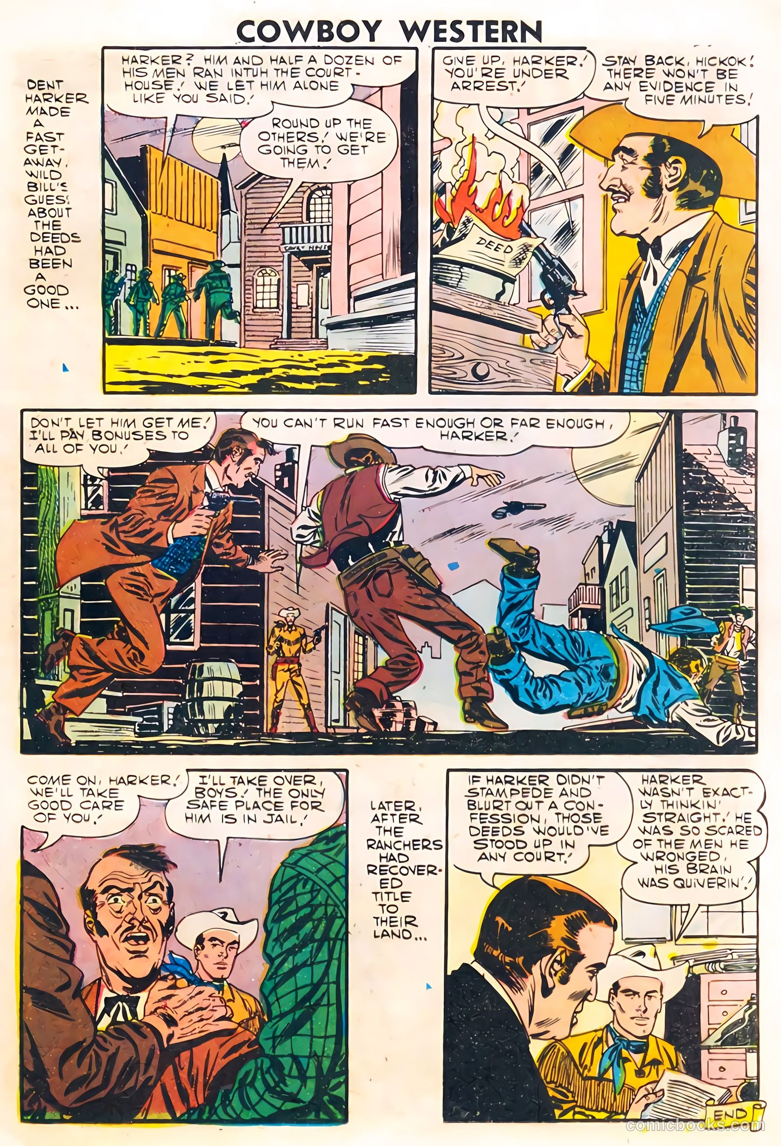 Cowboy Western #66 (1958) — page 25 of 36