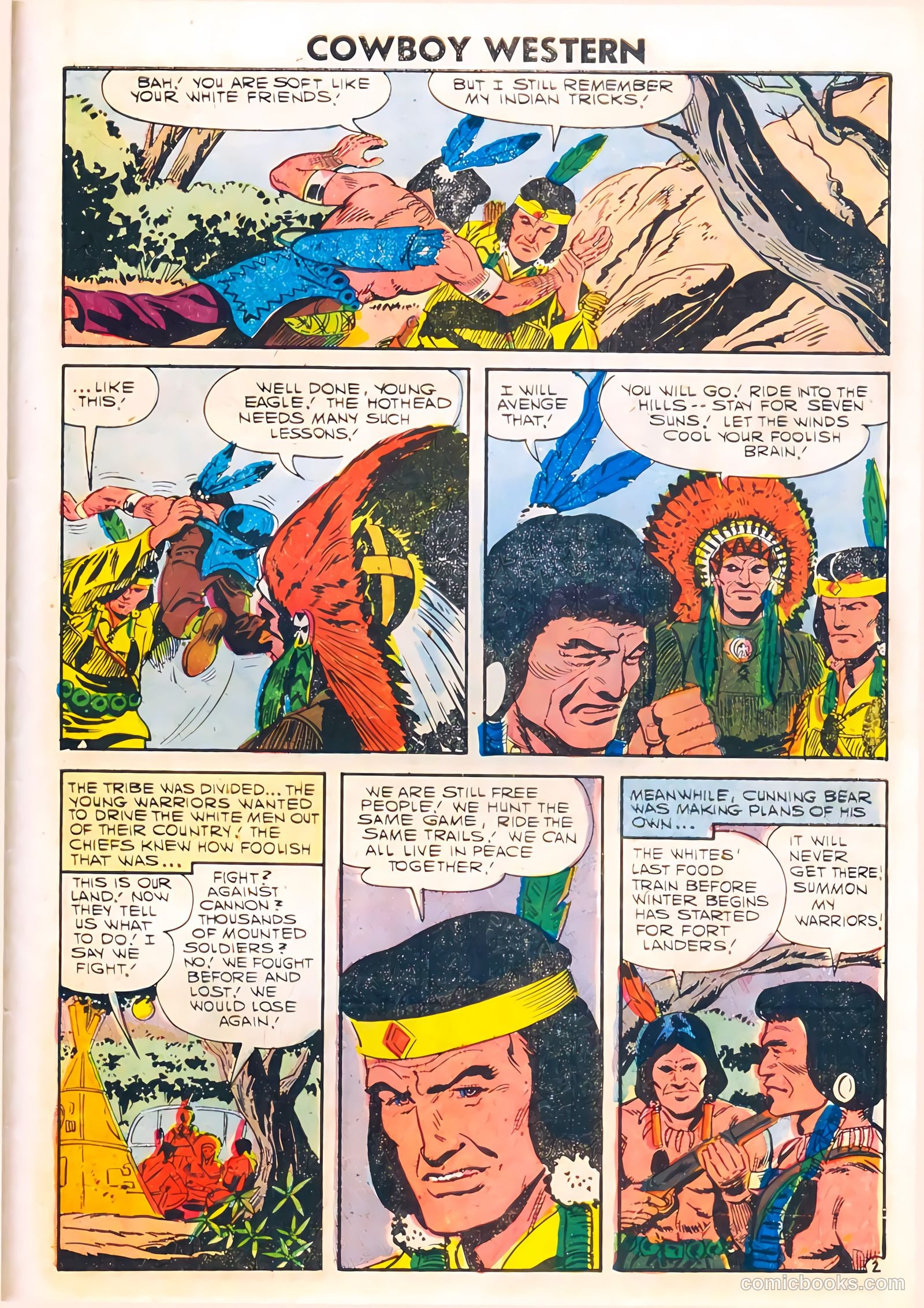 Cowboy Western #66 (1958) — page 27 of 36