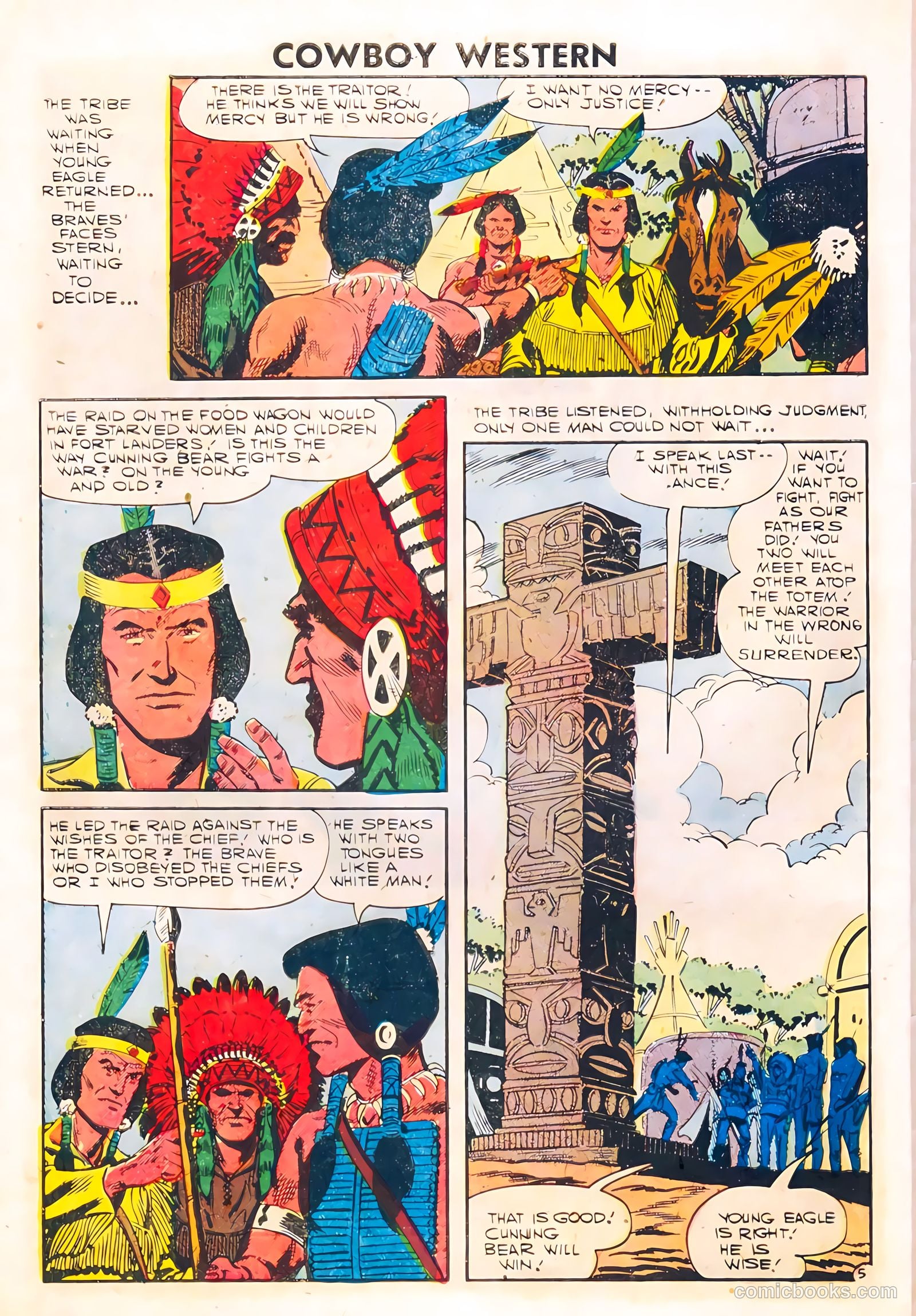 Cowboy Western #66 (1958) — page 30 of 36