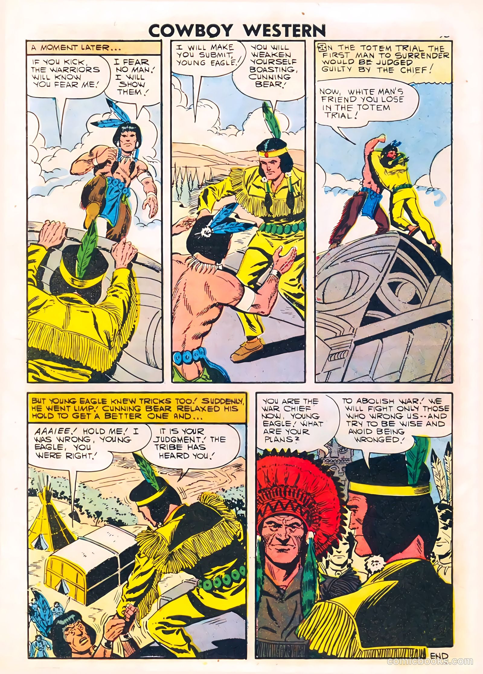Cowboy Western #66 (1958) — page 32 of 36