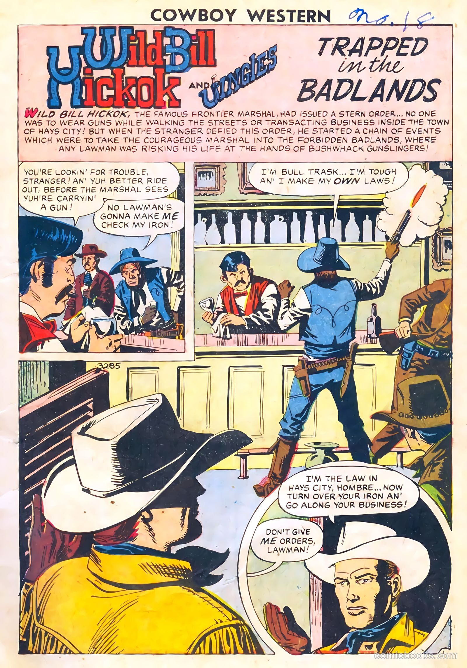 Cowboy Western #67 (1958) — page 3 of 68