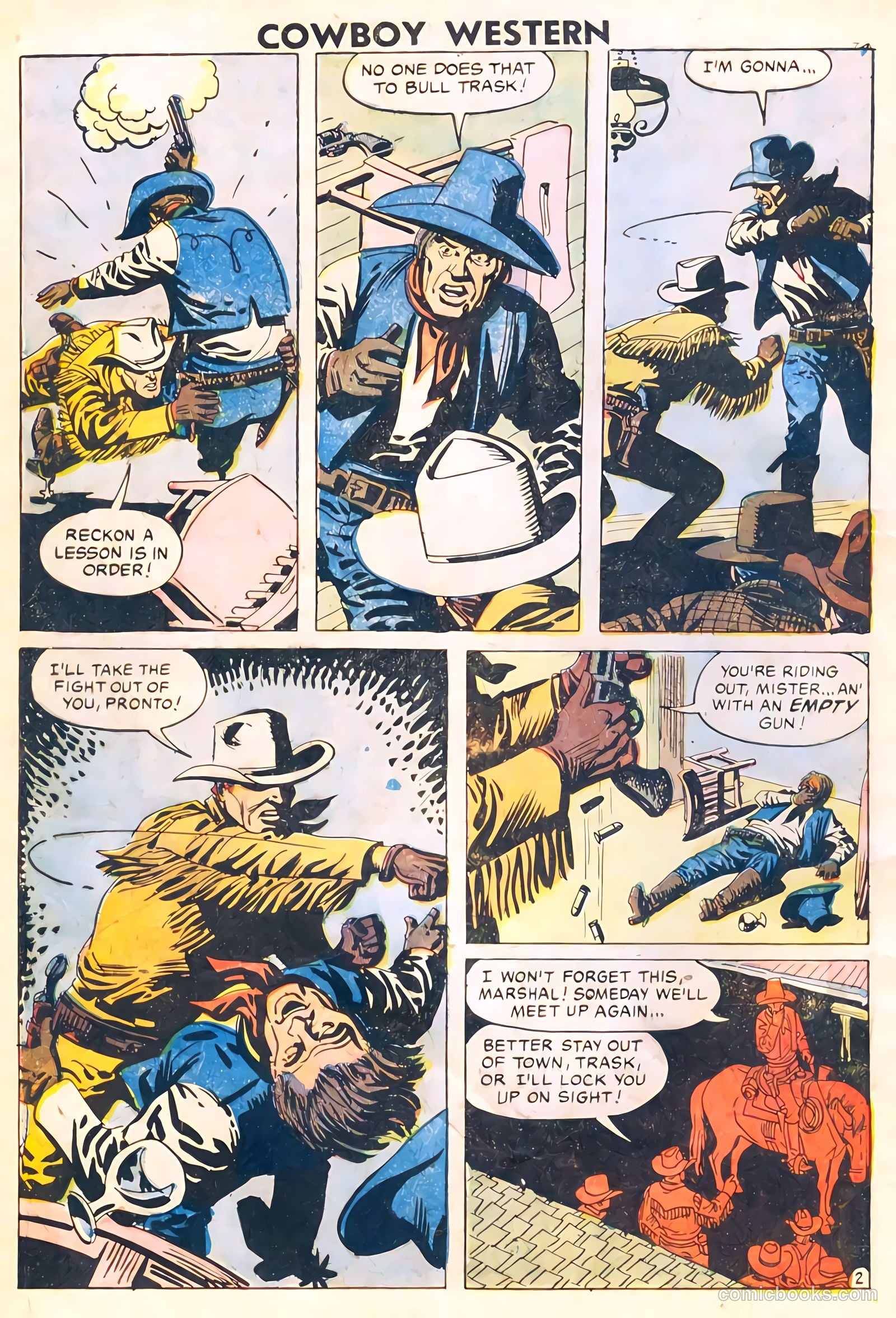 Cowboy Western #67 (1958) — page 4 of 68