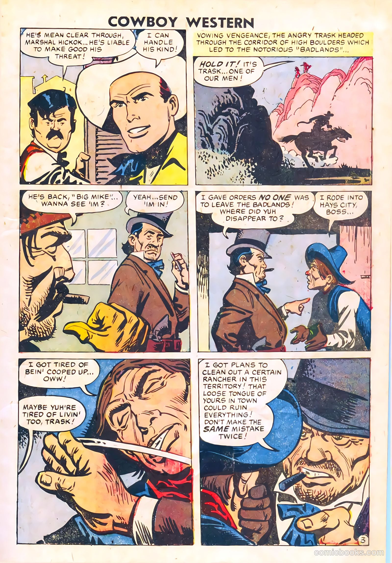 Cowboy Western #67 (1958) — page 5 of 68