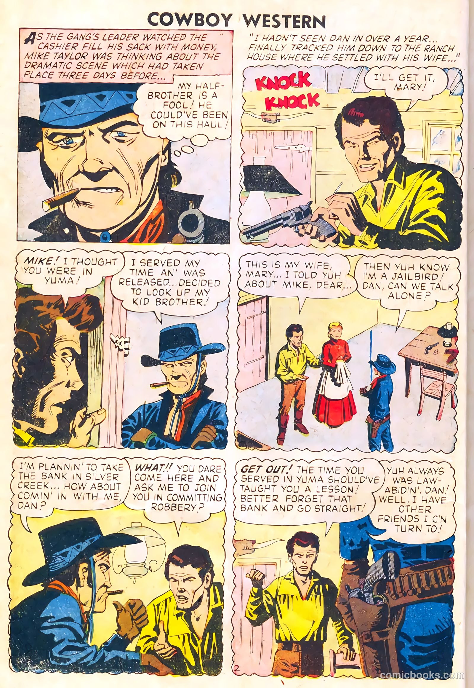 Cowboy Western #67 (1958) — page 18 of 68