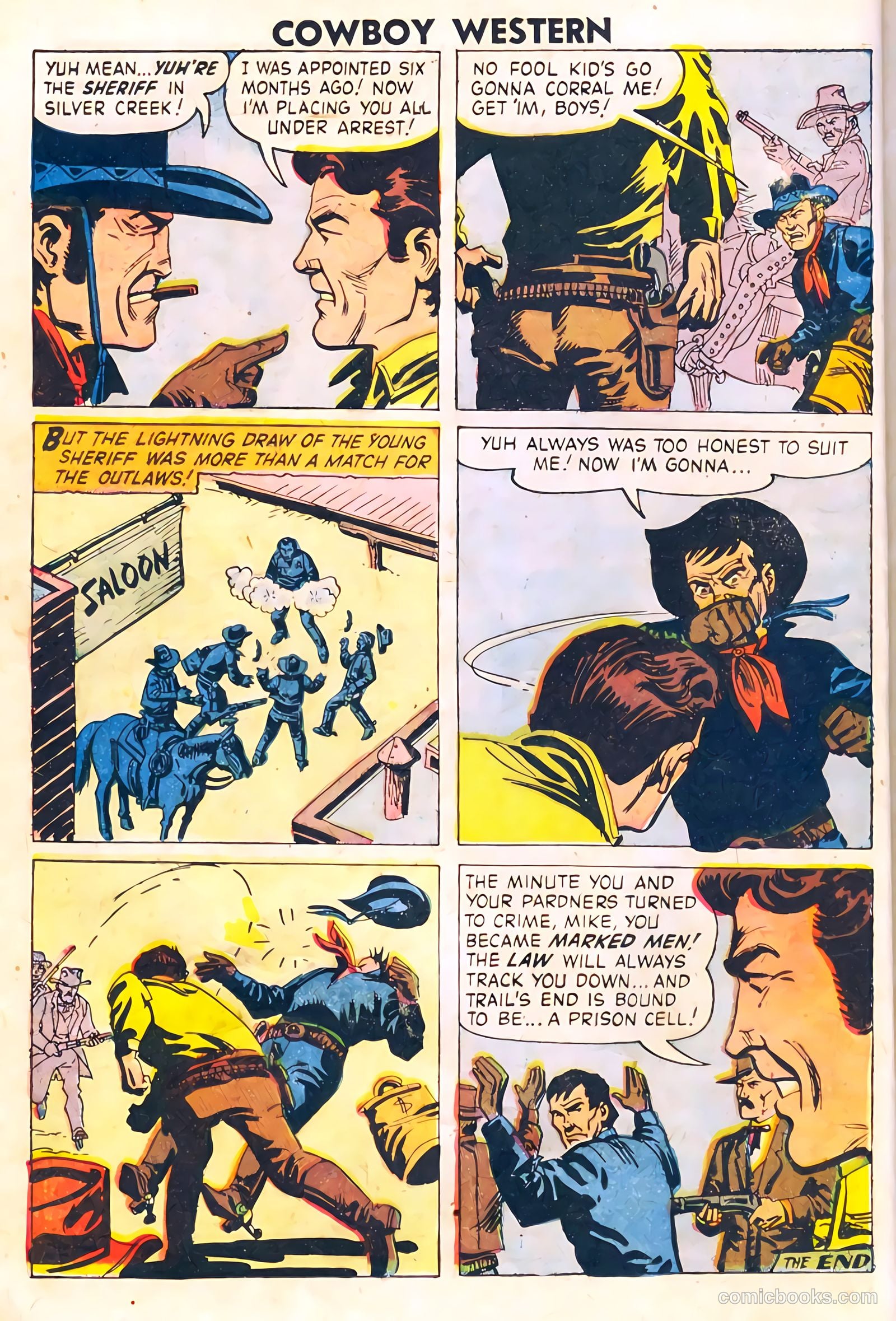 Cowboy Western #67 (1958) — page 20 of 68