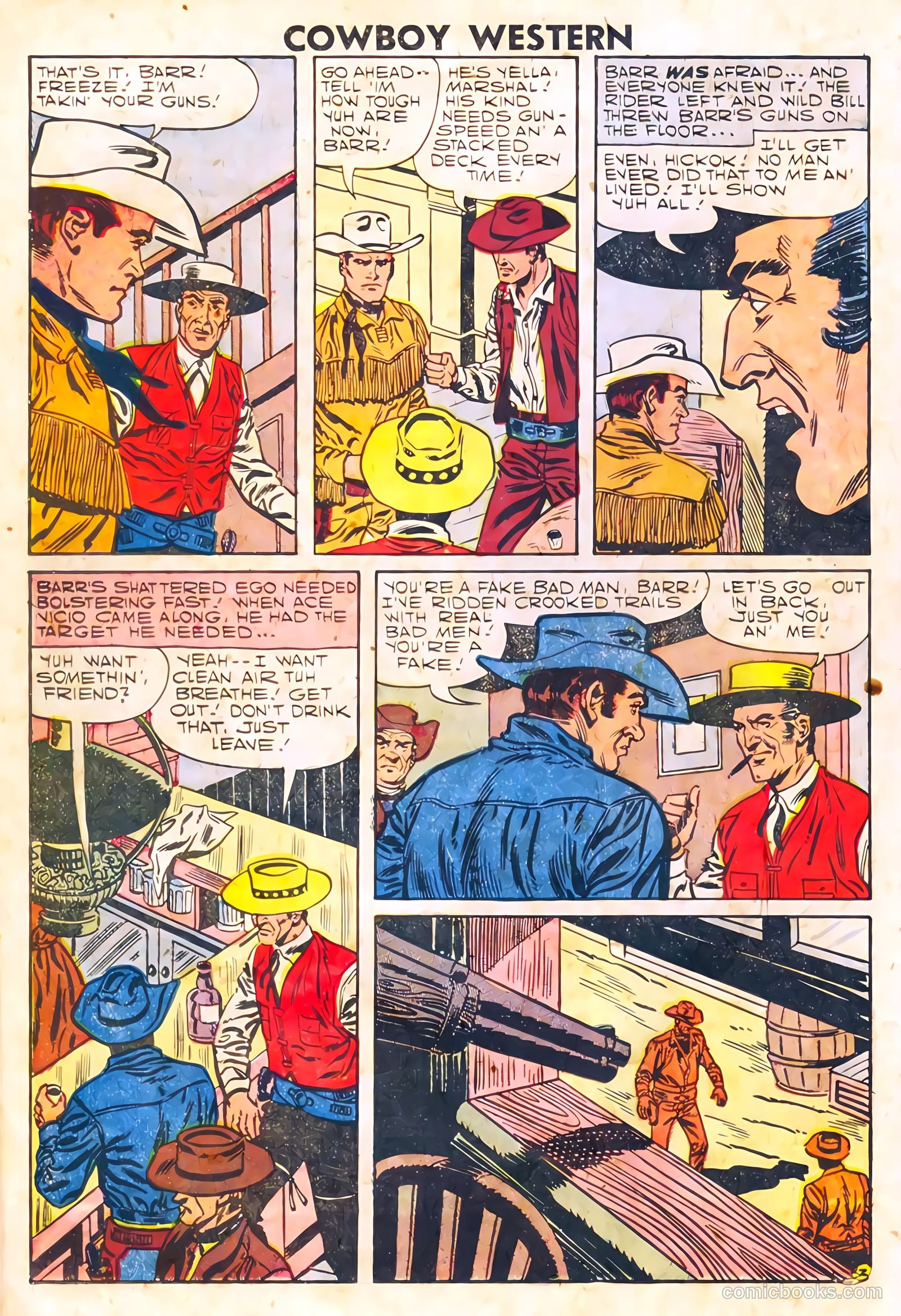 Cowboy Western #67 (1958) — page 24 of 68