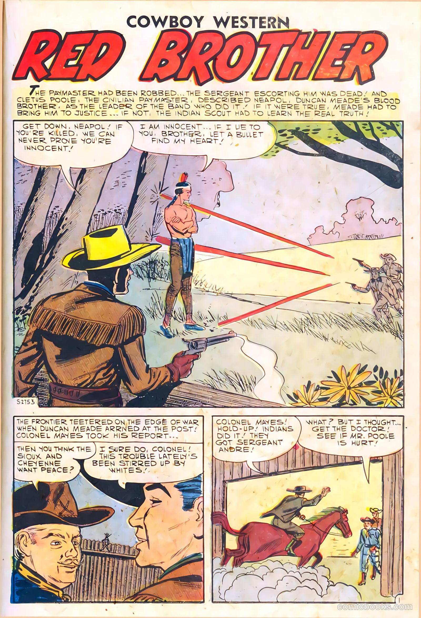 Cowboy Western #67 (1958) — page 35 of 68
