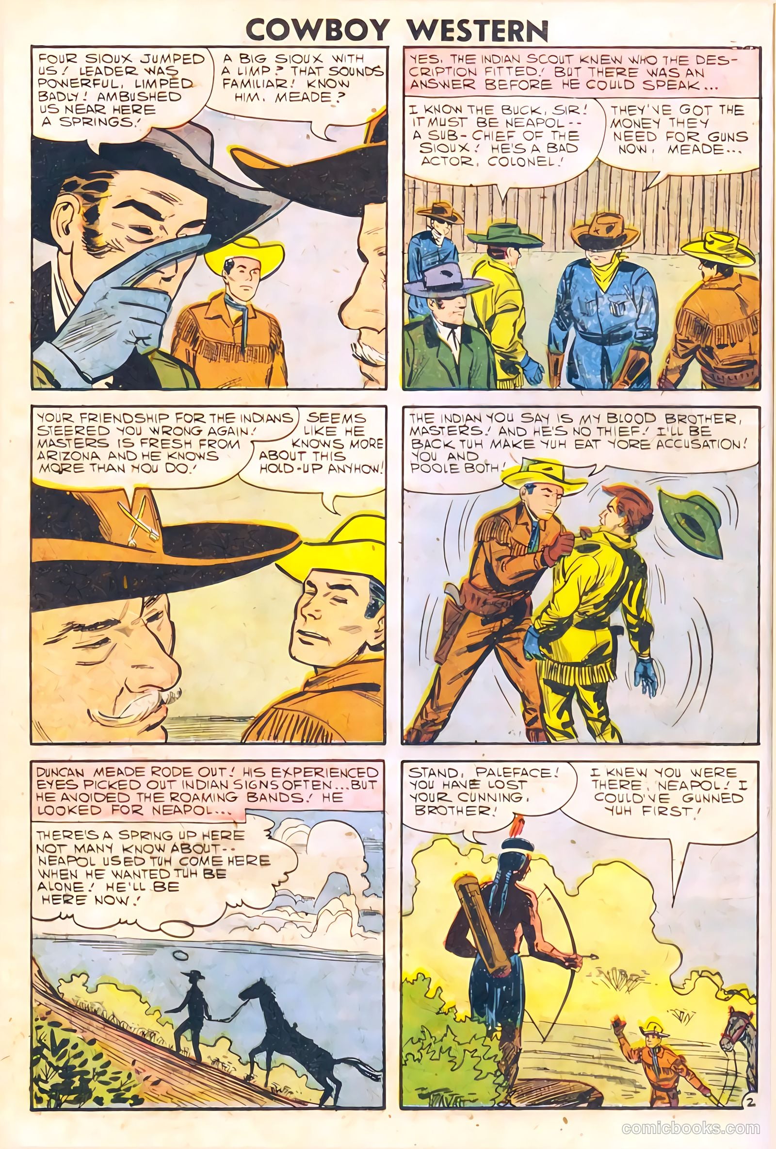 Cowboy Western #67 (1958) — page 36 of 68