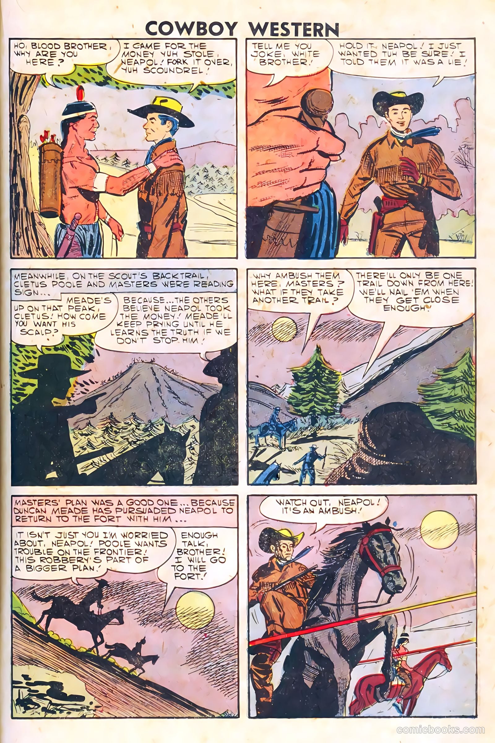 Cowboy Western #67 (1958) — page 37 of 68