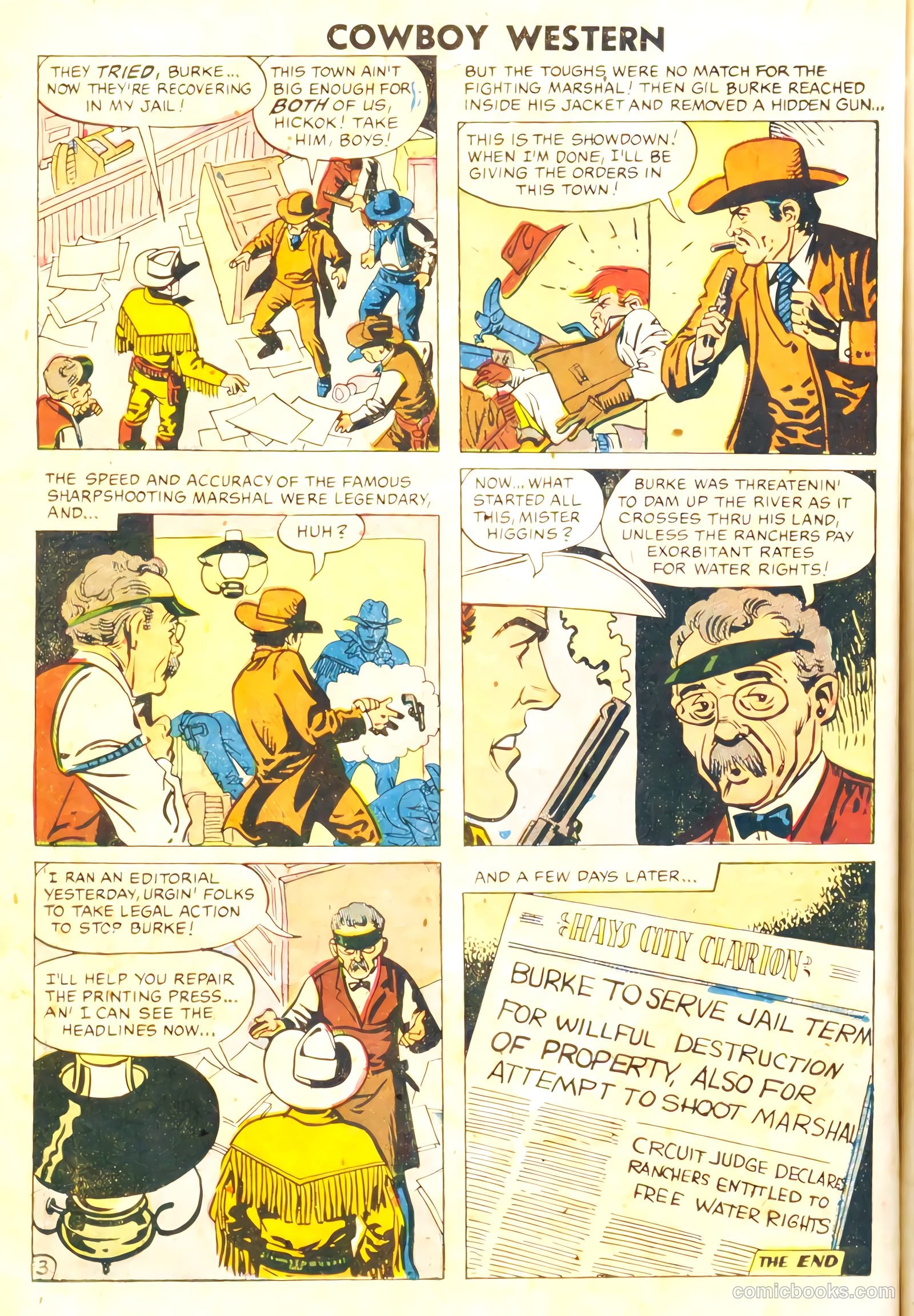 Cowboy Western #67 (1958) — page 42 of 68