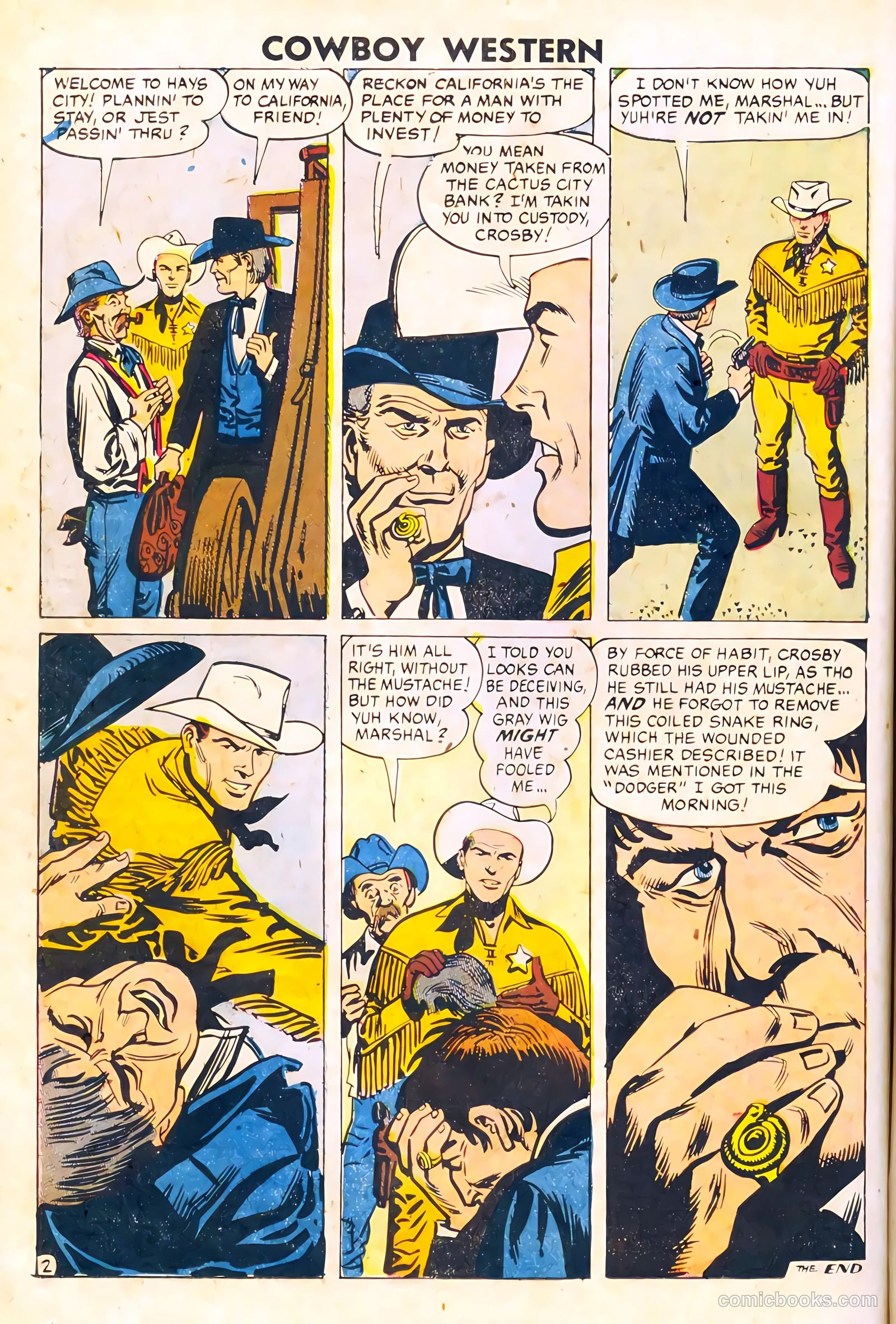 Cowboy Western #67 (1958) — page 50 of 68