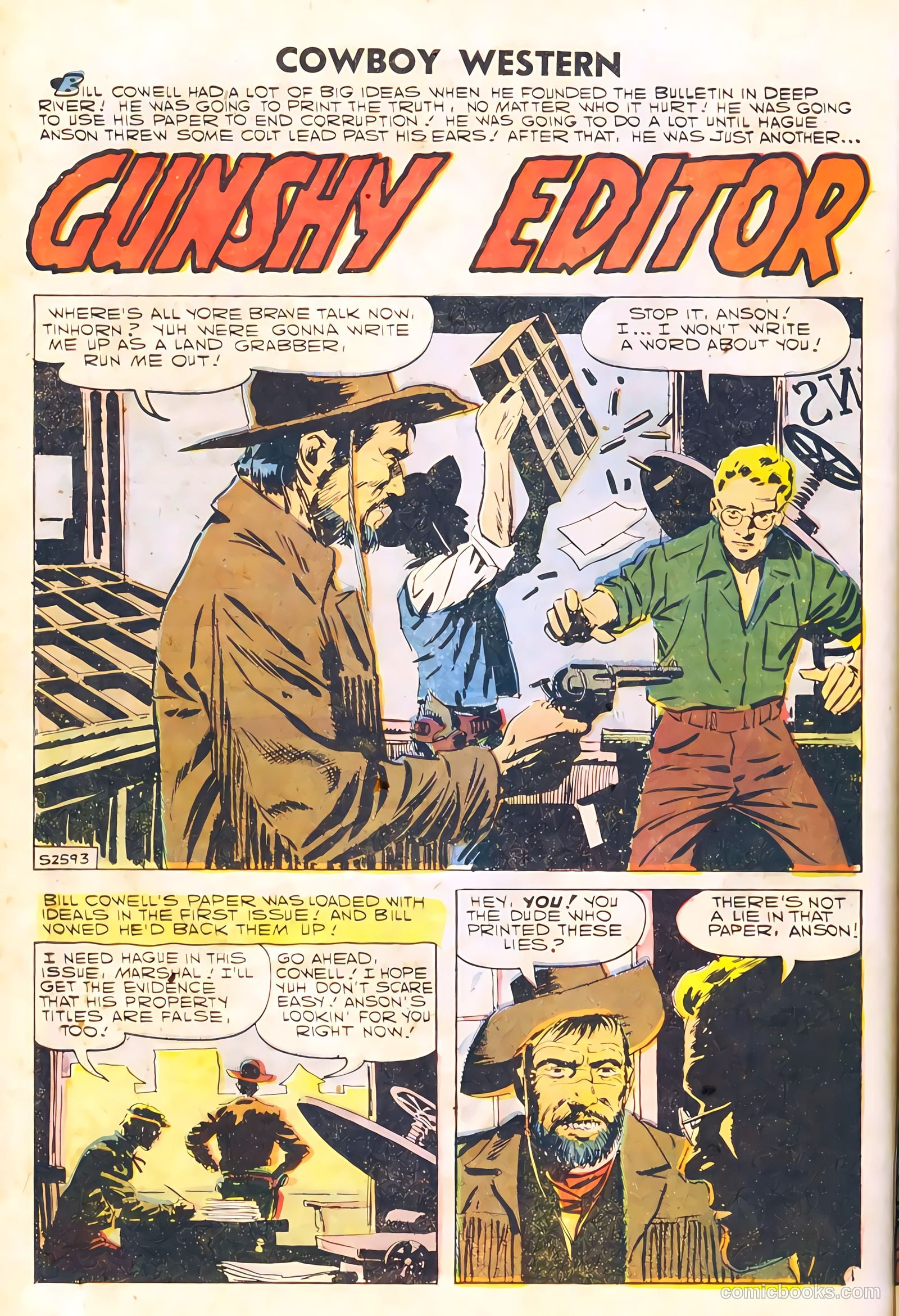 Cowboy Western #67 (1958) — page 54 of 68