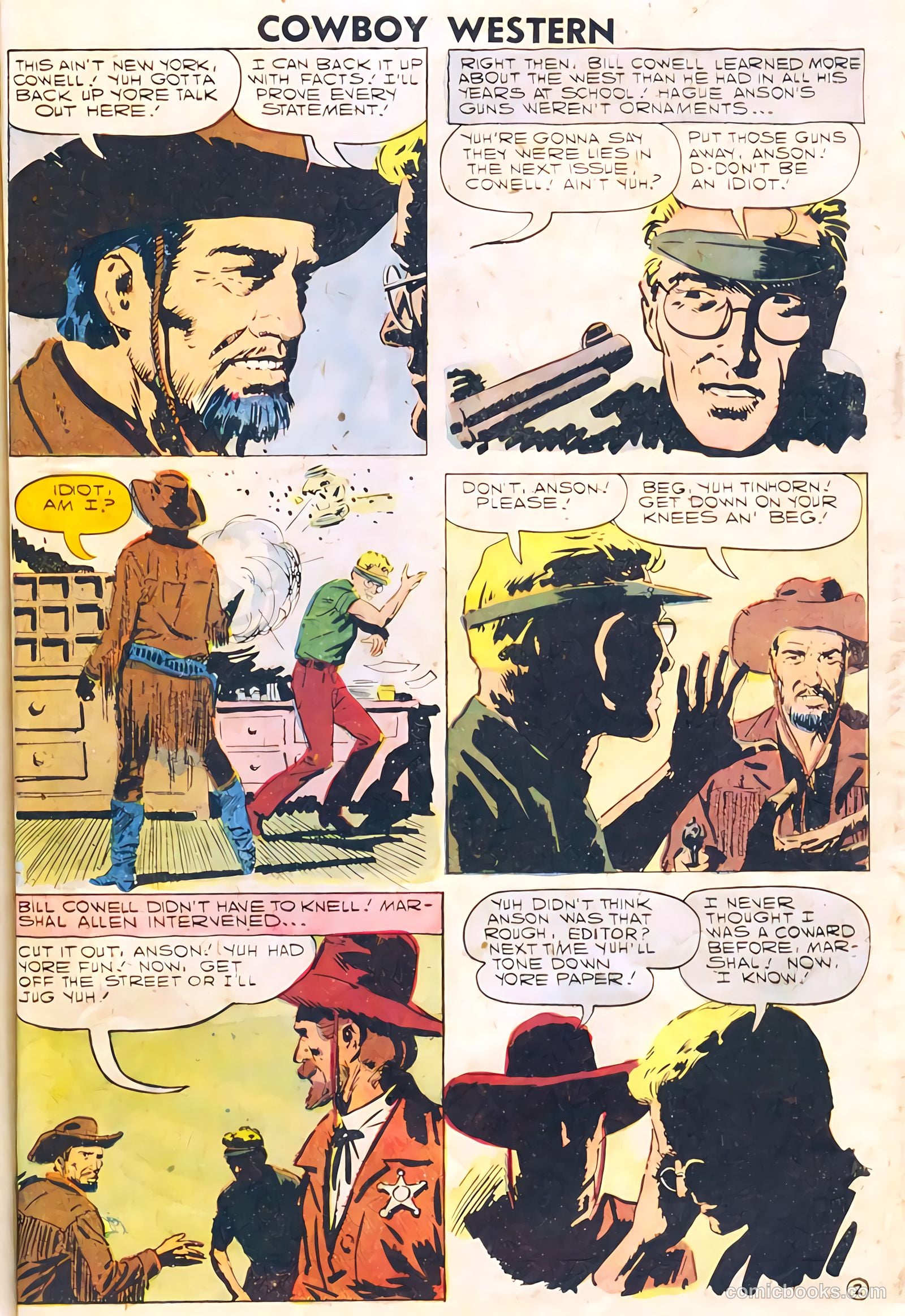 Cowboy Western #67 (1958) — page 55 of 68