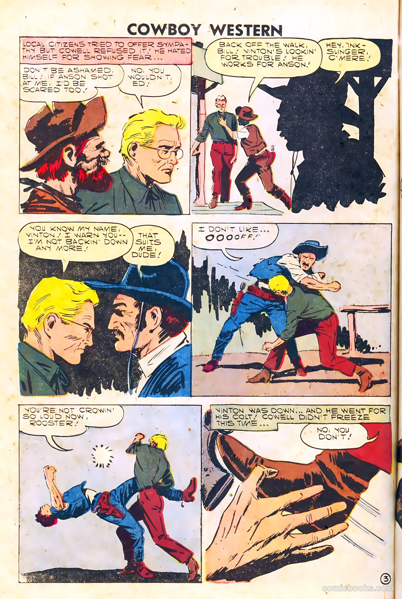 Cowboy Western #67 (1958) — page 56 of 68
