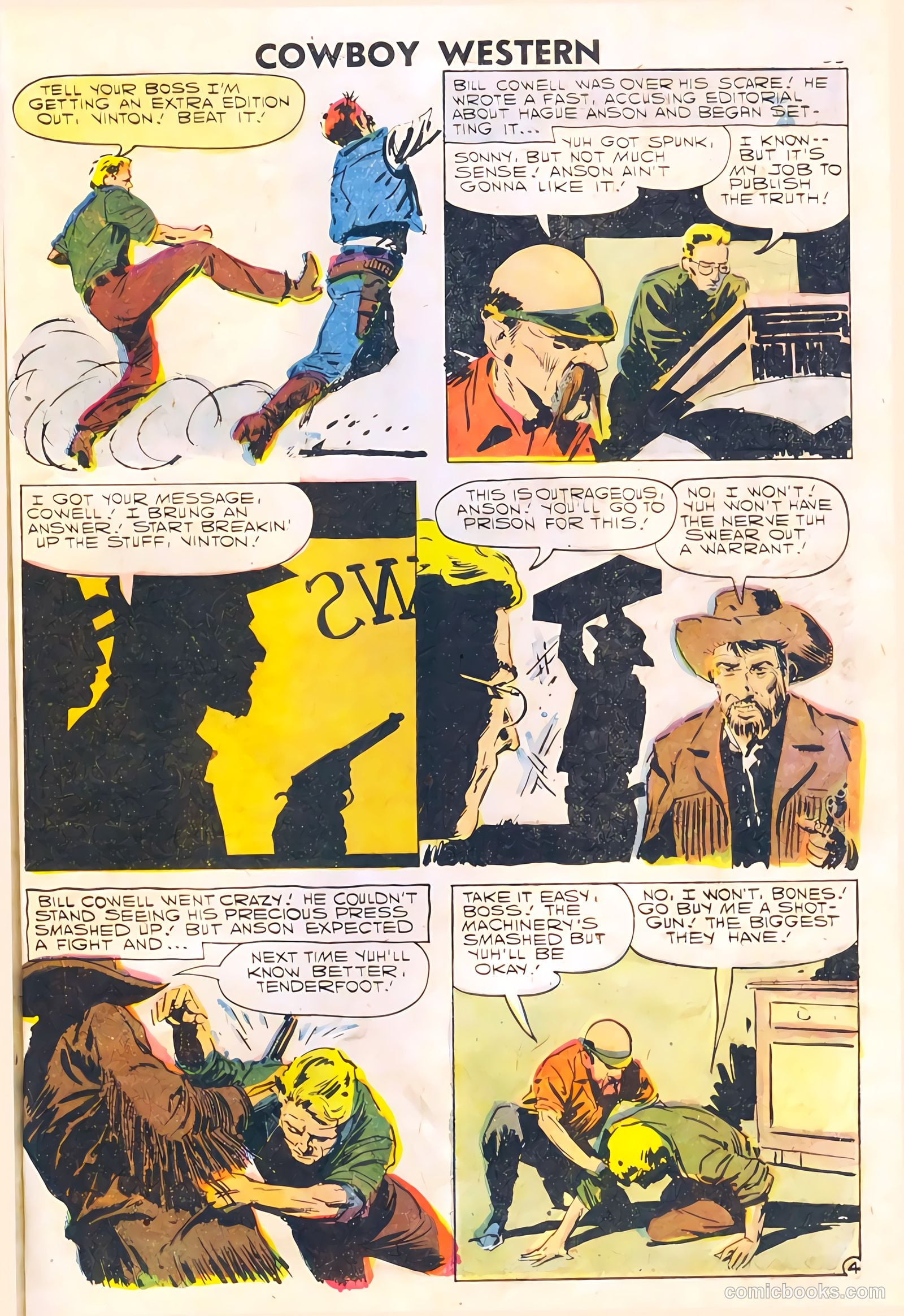 Cowboy Western #67 (1958) — page 57 of 68