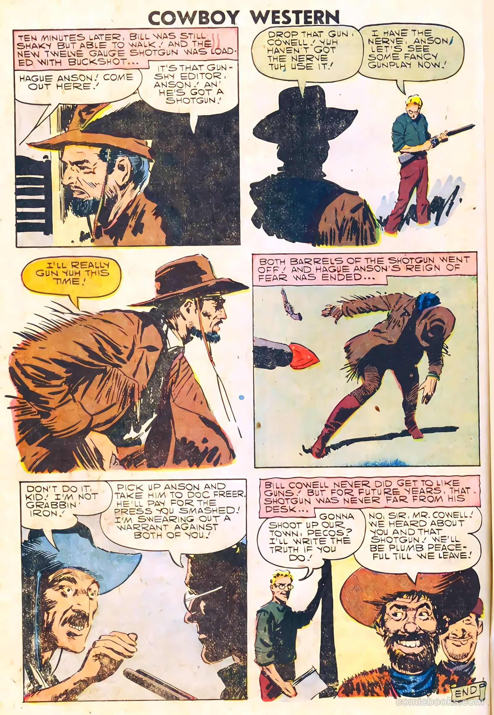 Cowboy Western #67 (1958) — page 58 of 68