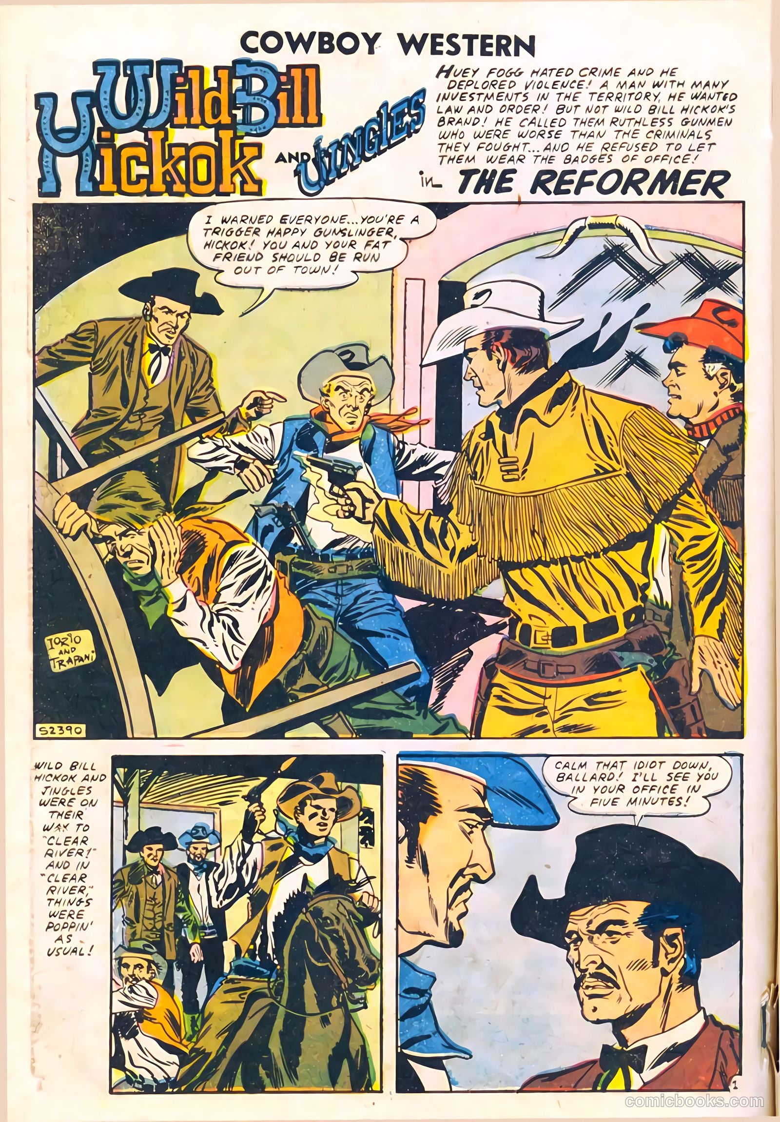 Cowboy Western #67 (1958) — page 60 of 68
