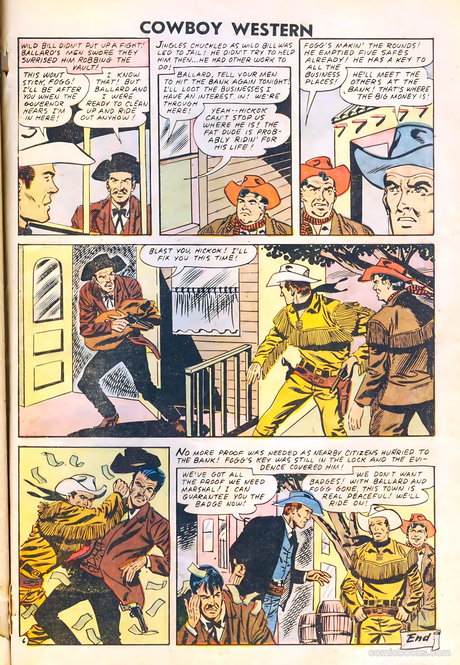 Cowboy Western #67 (1958) — page 65 of 68