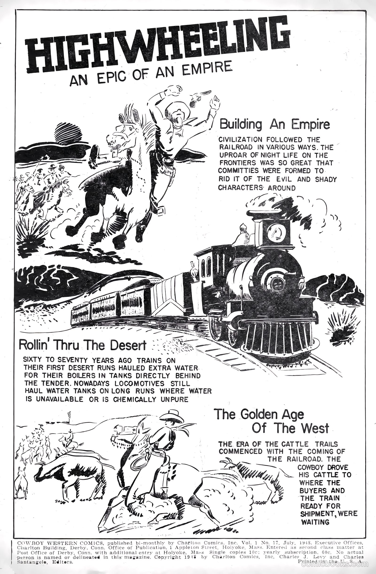 Cowboy Western Comics #17 (1957) — page 2 of 36