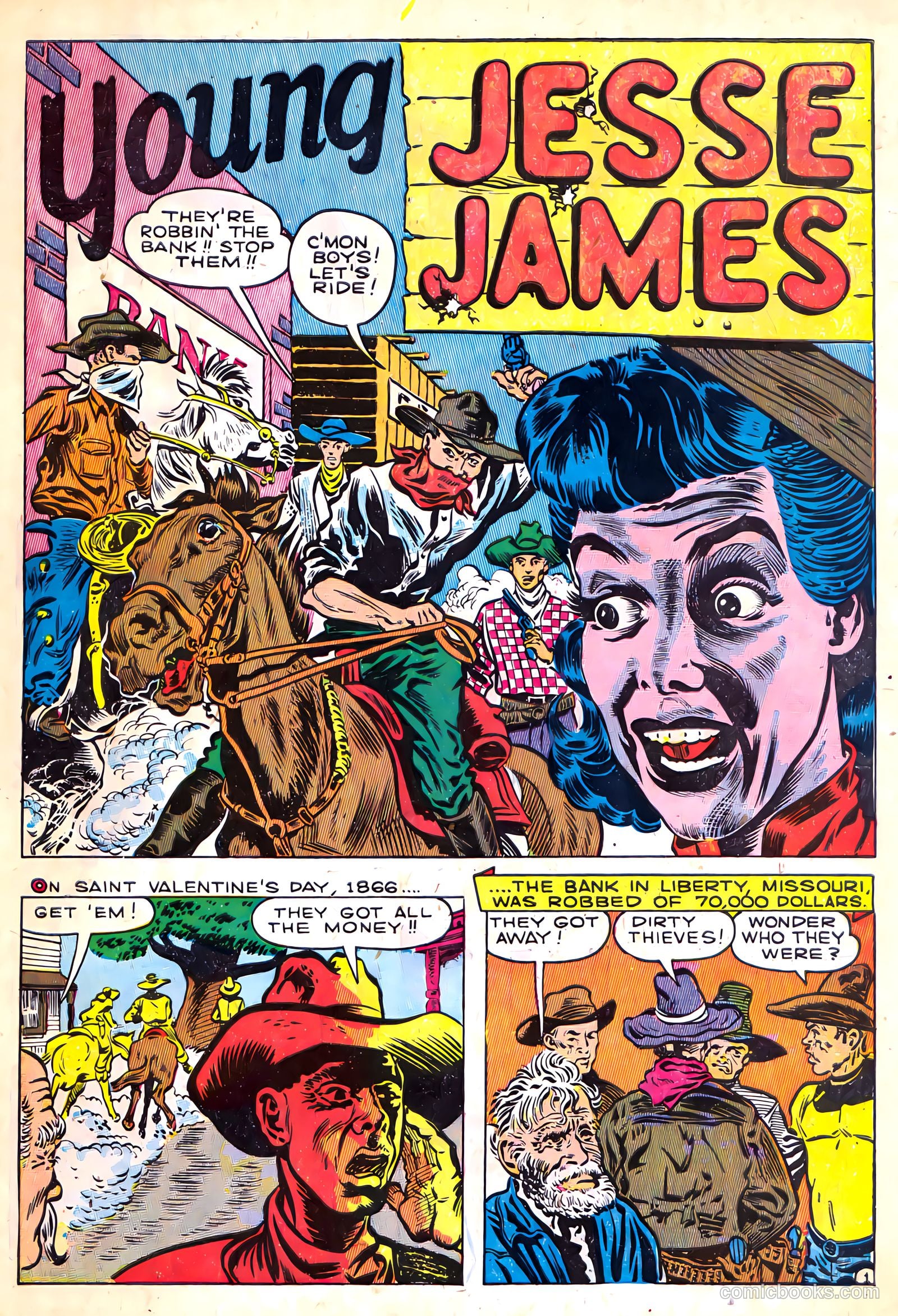 Cowboy Western Comics #17 (1957) — page 3 of 36