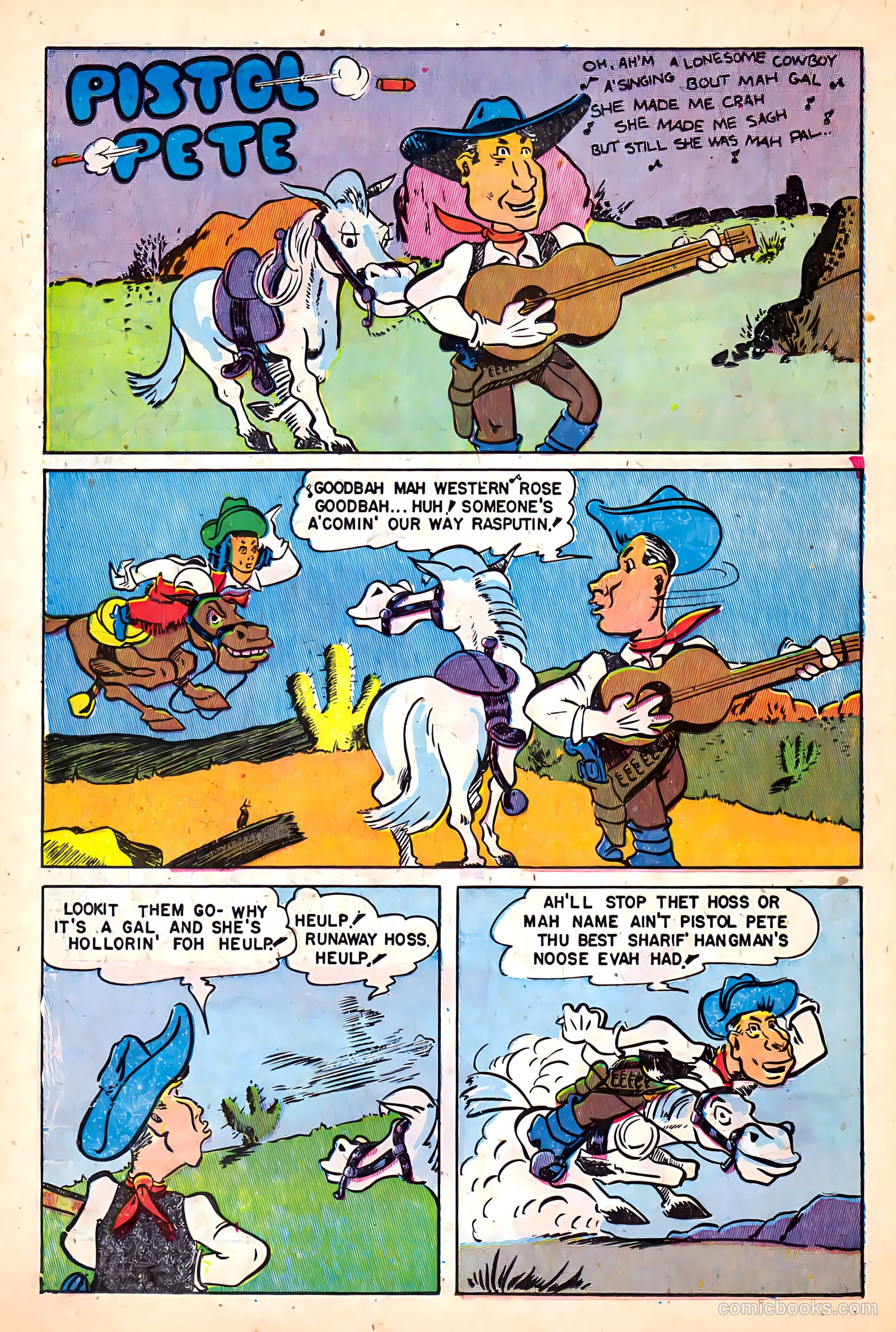 Cowboy Western Comics #17 (1957) — page 22 of 36