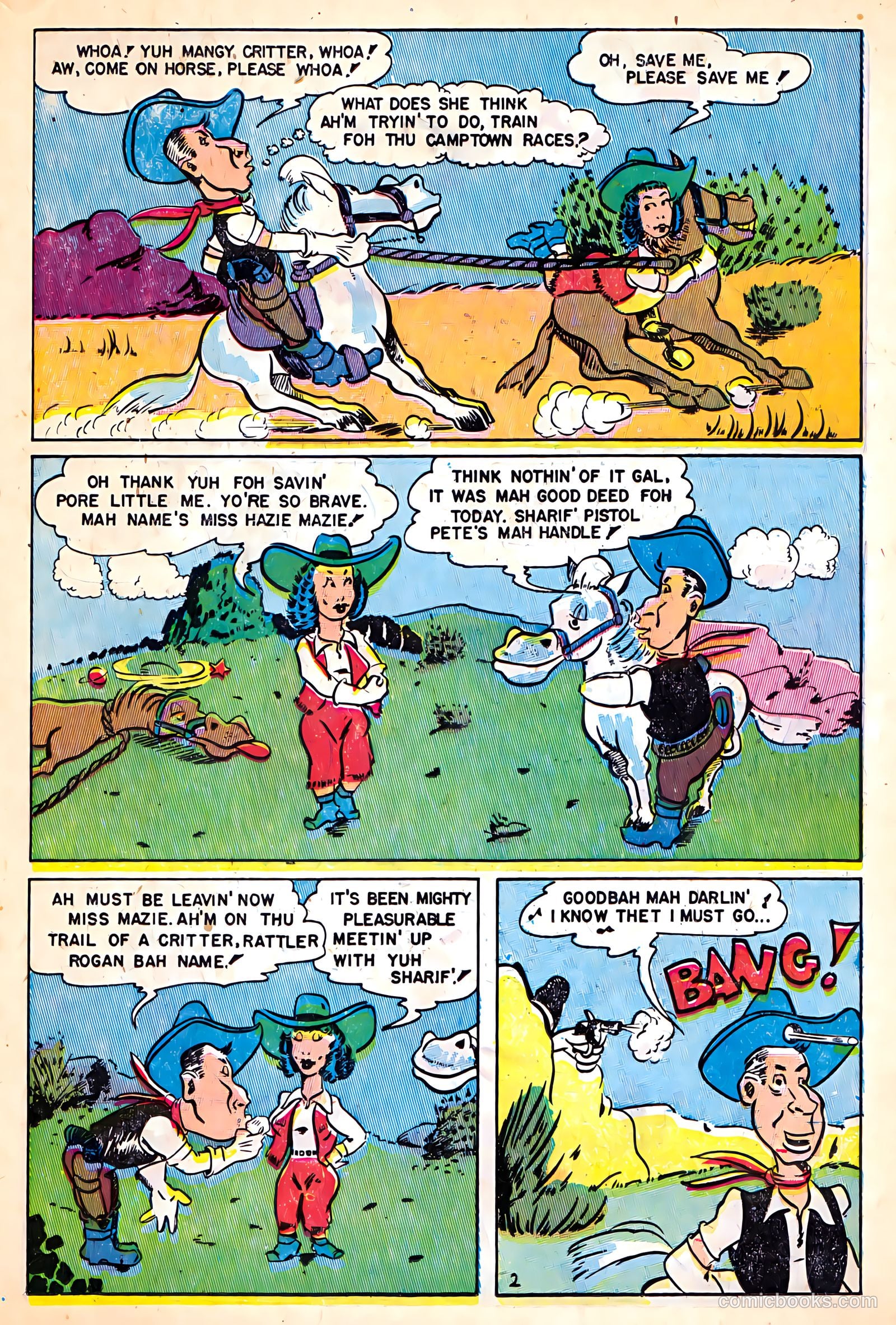 Cowboy Western Comics #17 (1948) — page 23 of 36