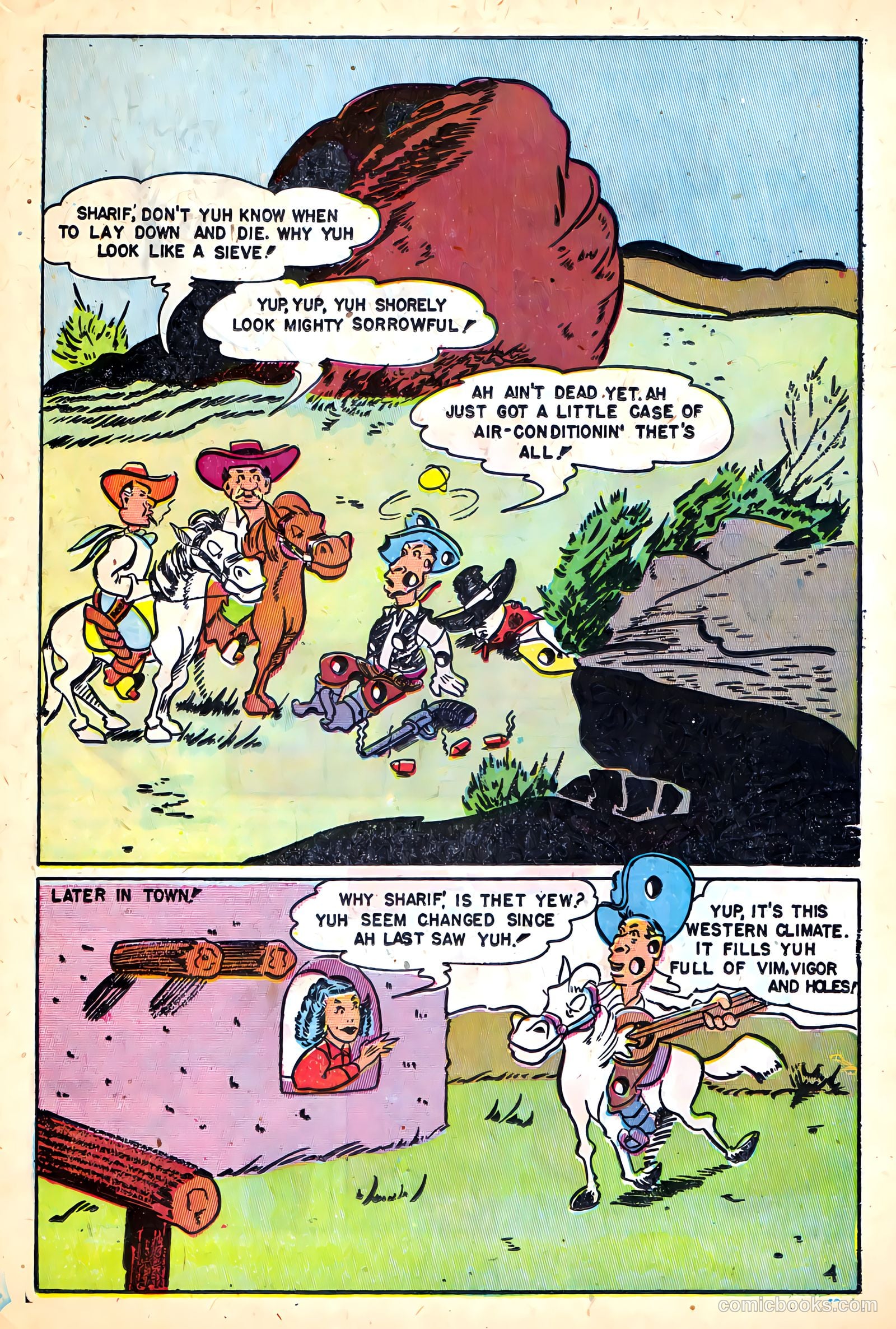 Cowboy Western Comics #17 (1948) — page 25 of 36