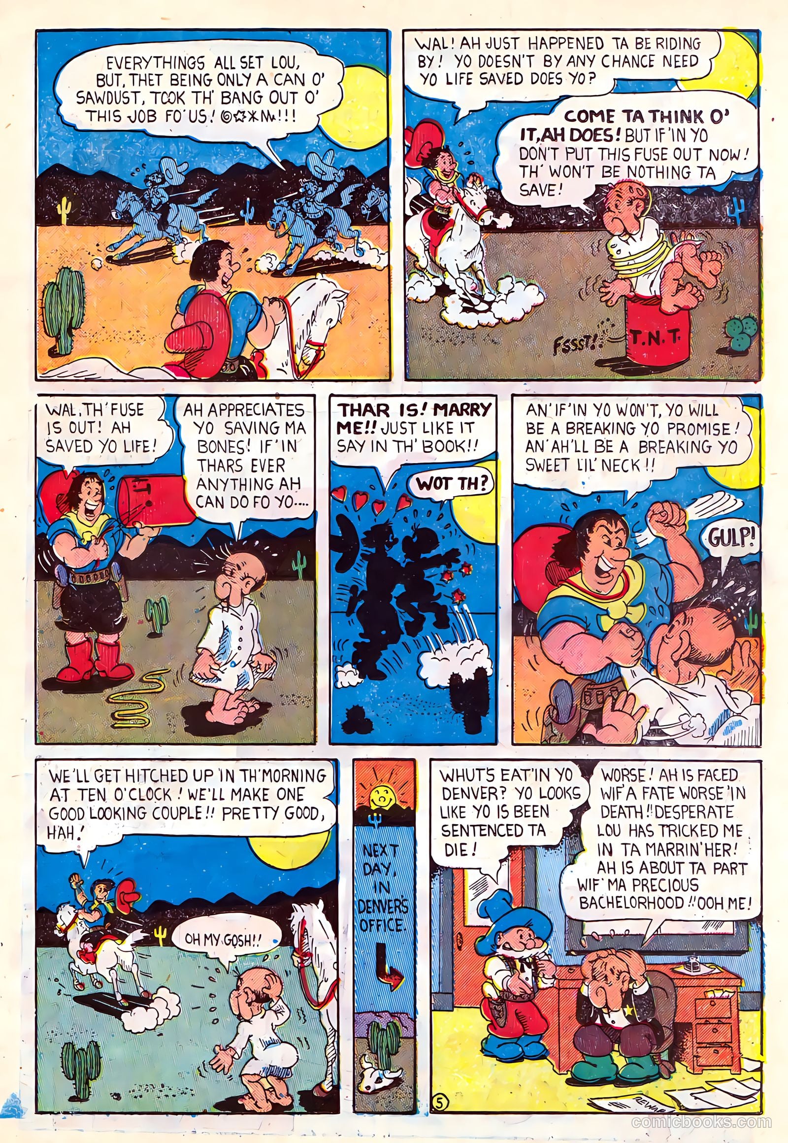 Cowboy Western Comics #18 (1948) — page 12 of 37