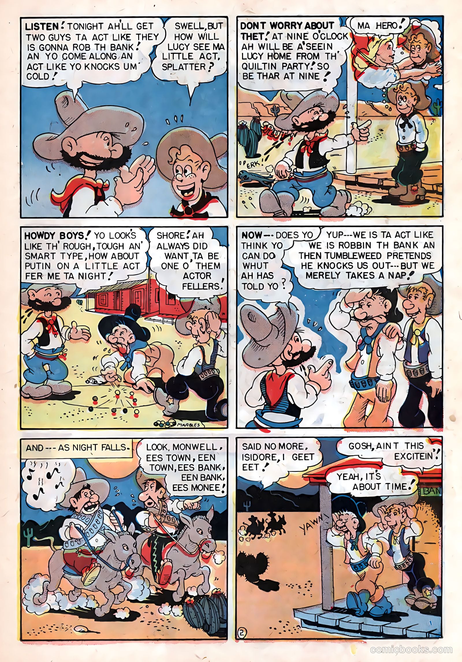 Cowboy Western Comics #20 (1949) — page 28 of 37