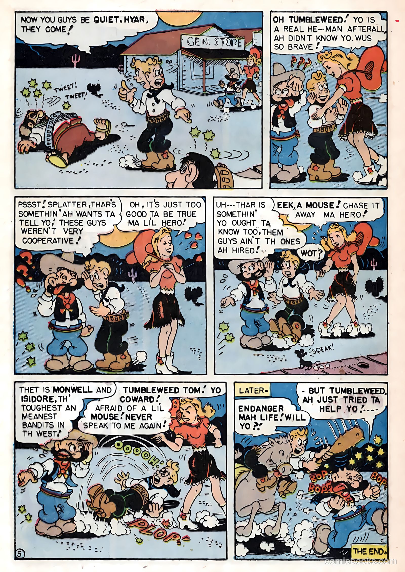 Cowboy Western Comics #20 (1949) — page 31 of 37