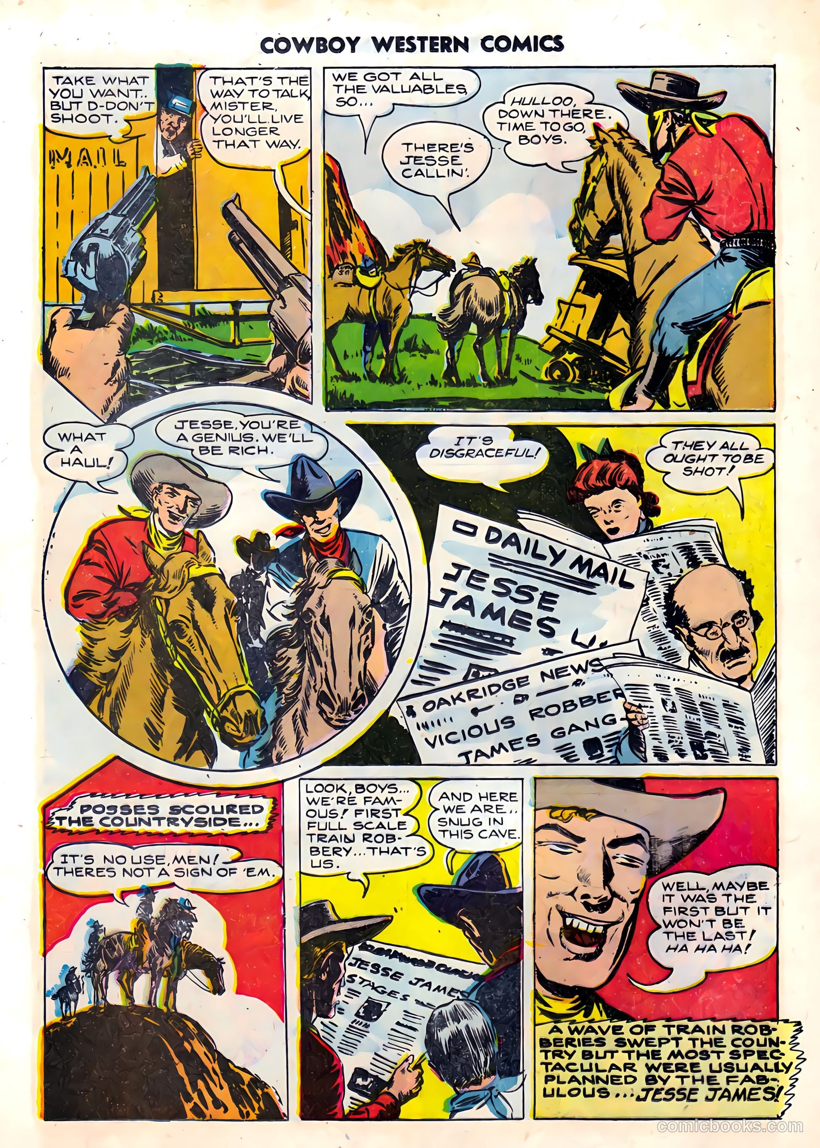 Cowboy Western Comics #21 (1949) — page 6 of 36