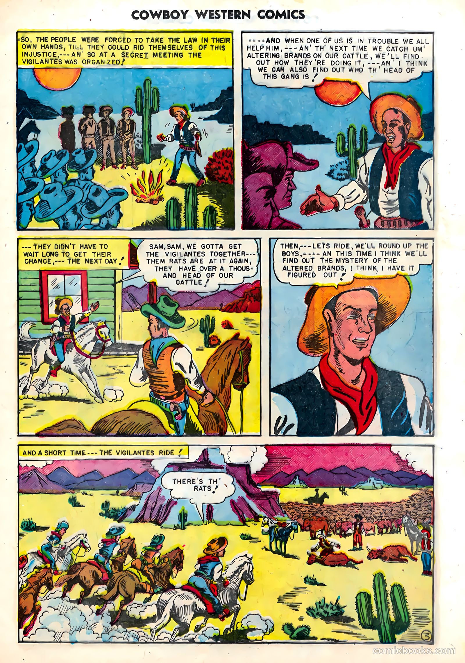 Cowboy Western Comics #21 (1949) — page 9 of 36
