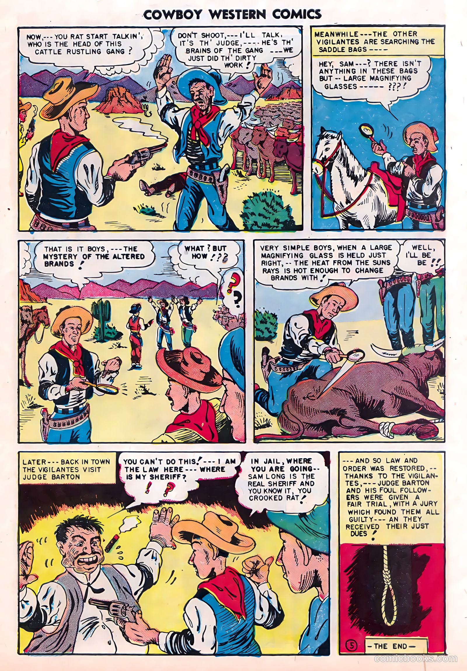 Cowboy Western Comics #21 (1949) — page 11 of 36