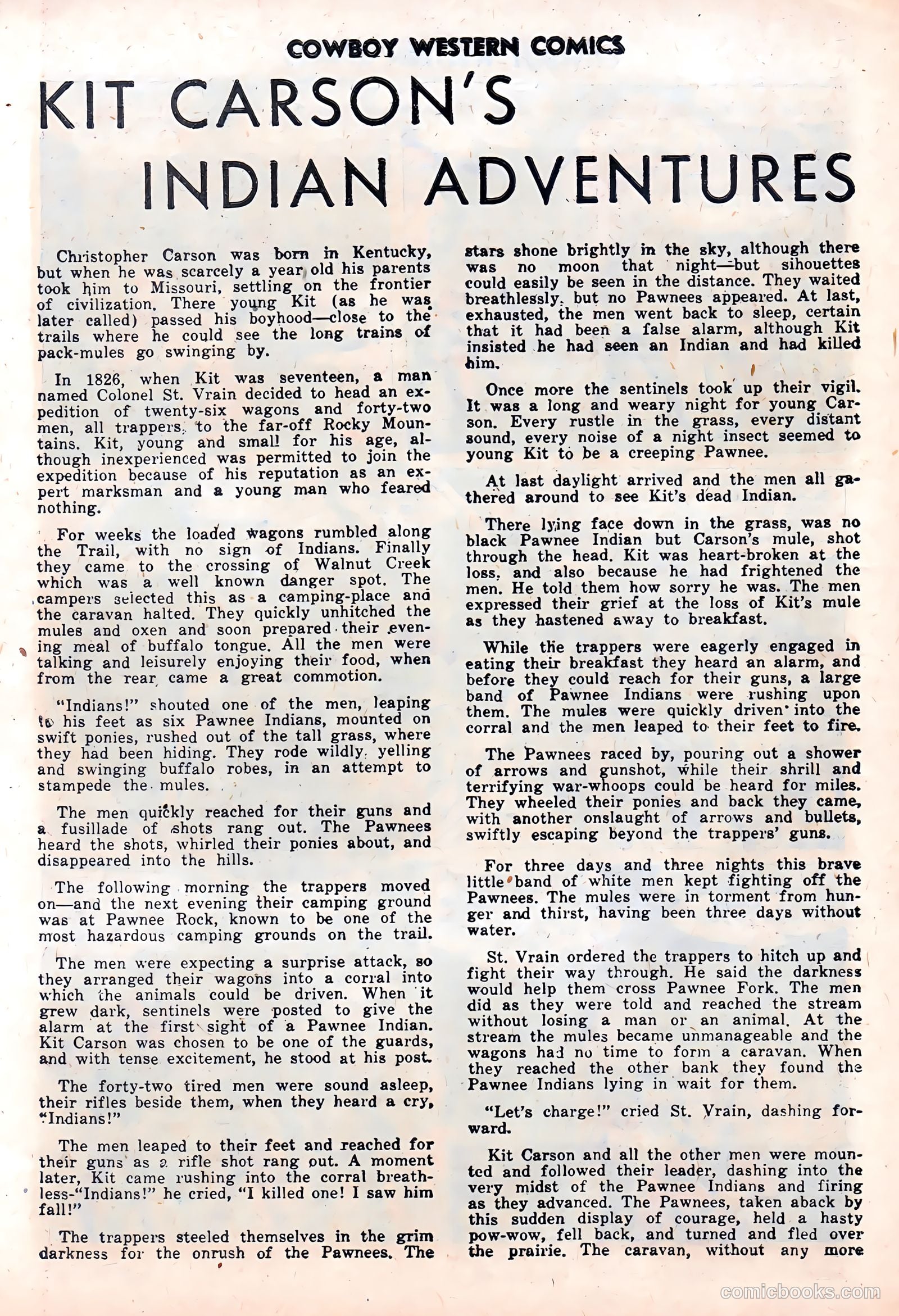 Cowboy Western Comics #21 (1949) — page 16 of 36