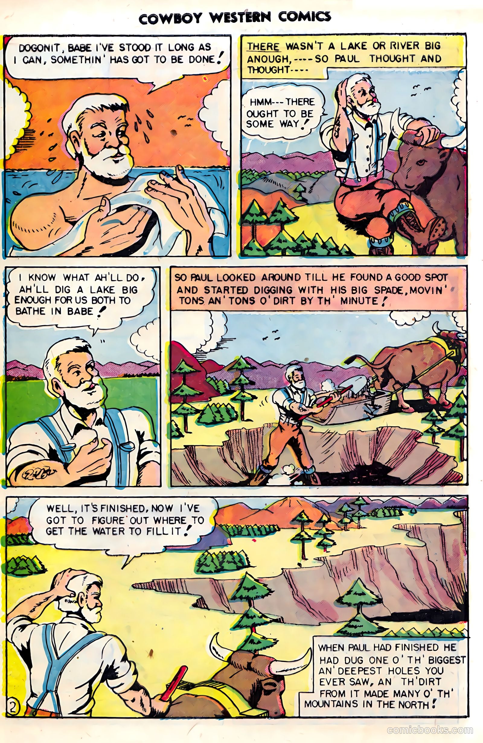 Cowboy Western Comics #21 (1949) — page 23 of 36