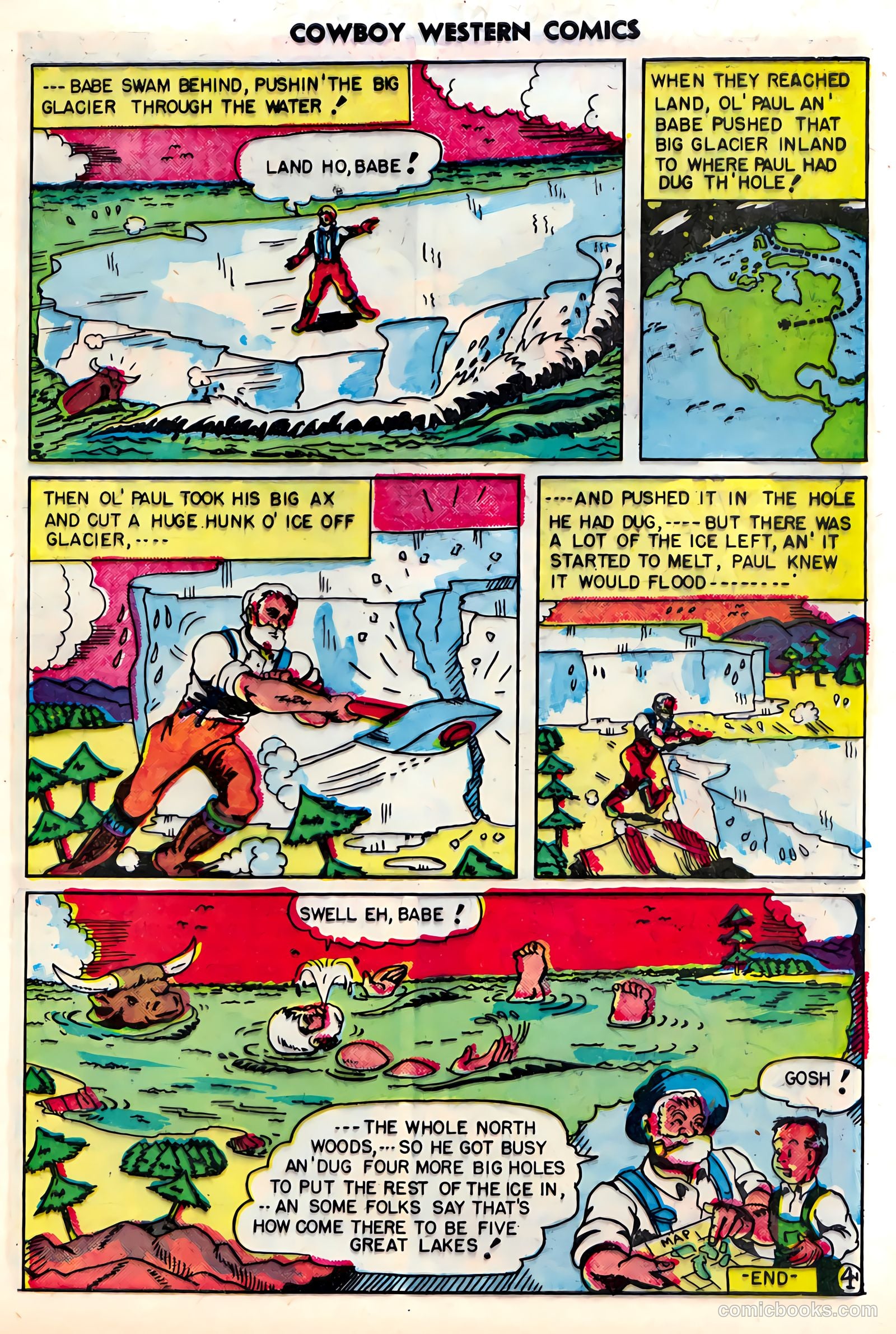 Cowboy Western Comics #21 (1949) — page 25 of 36