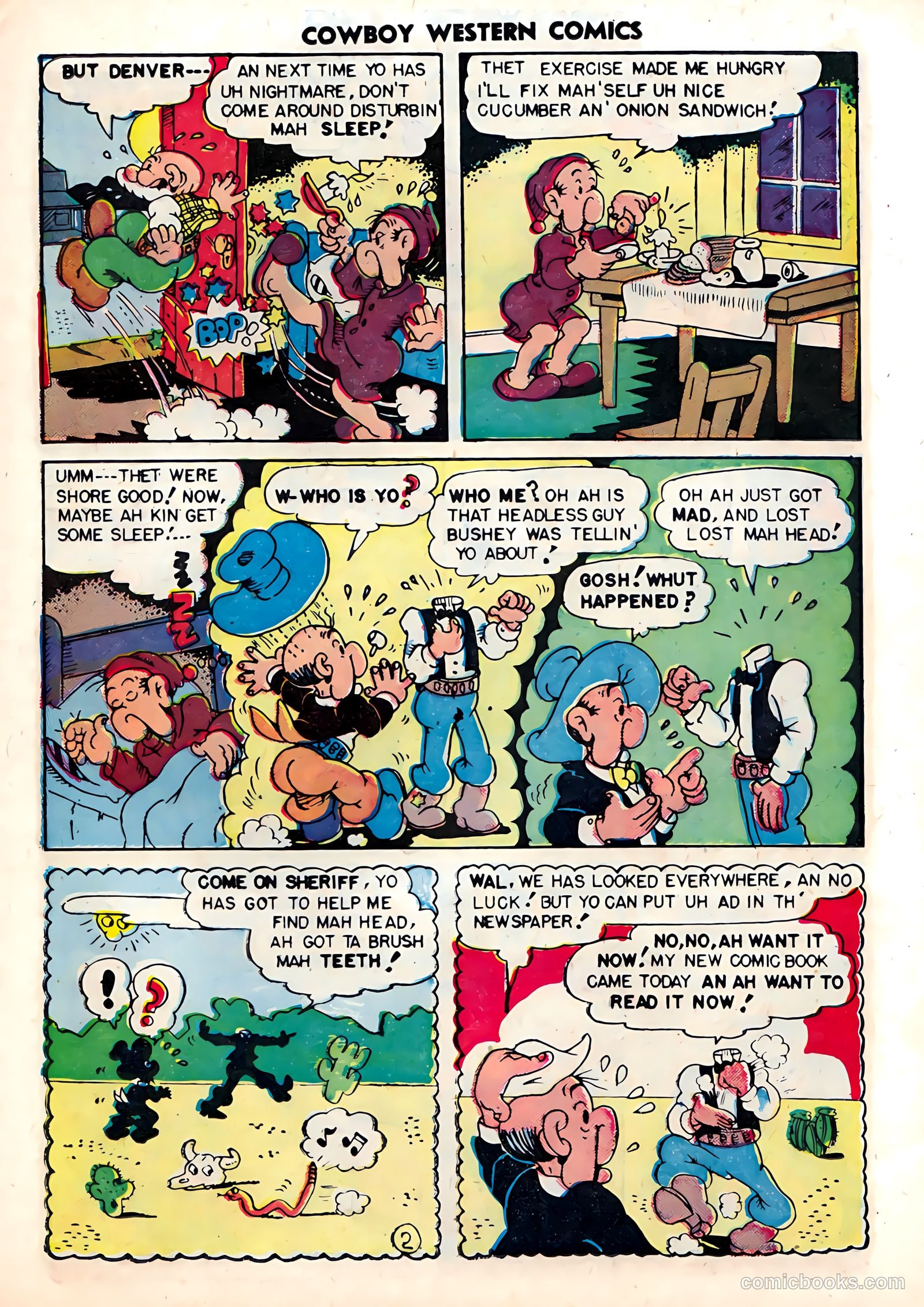 Cowboy Western Comics #21 (1949) — page 27 of 36
