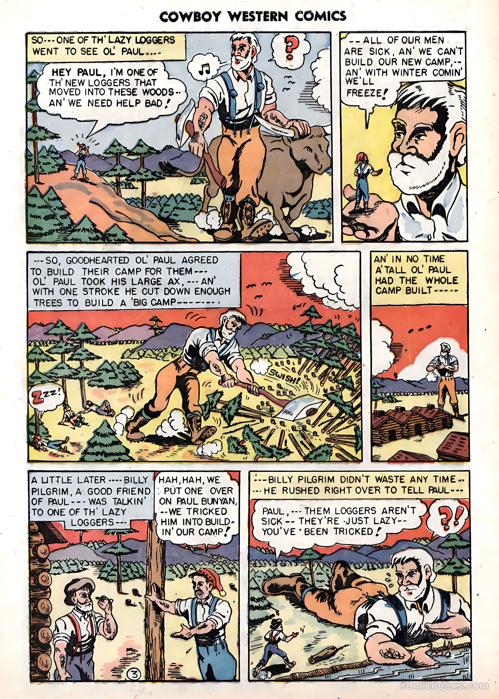 Cowboy Western Comics #22 (1949) — page 22 of 36