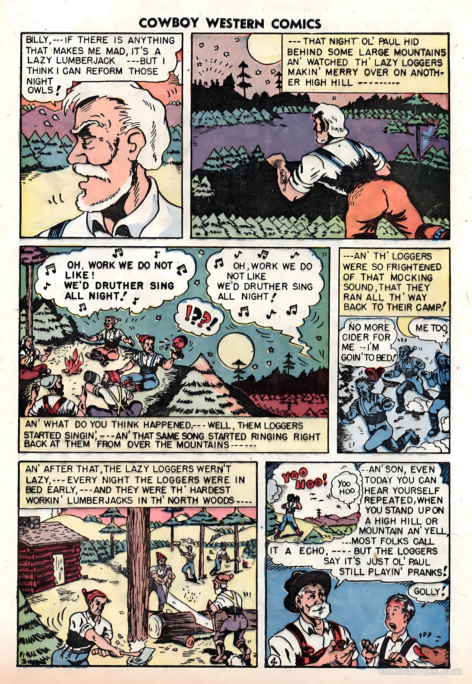 Cowboy Western Comics #22 (1949) — page 23 of 36