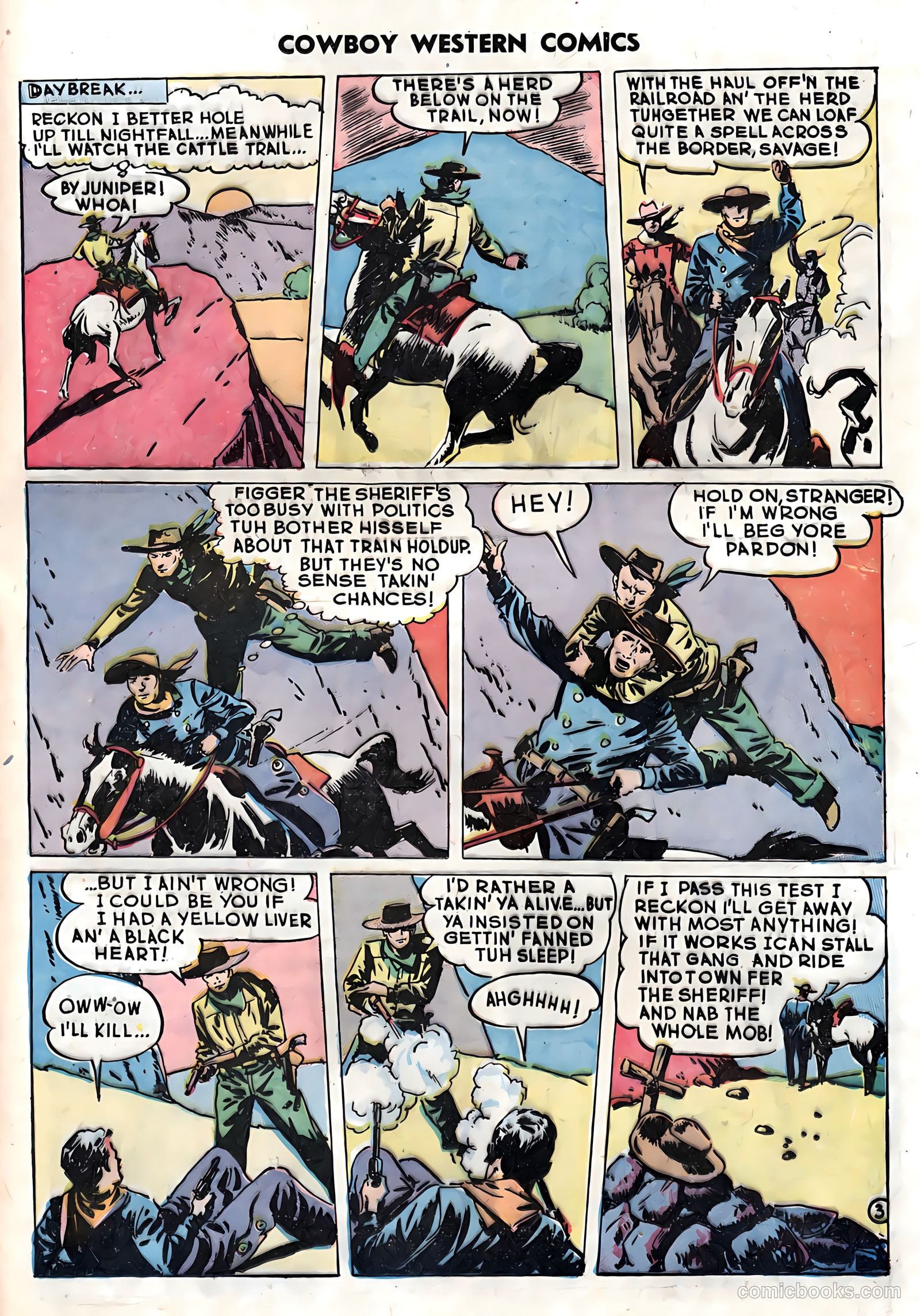 Cowboy Western Comics #22 (1949) — page 33 of 36